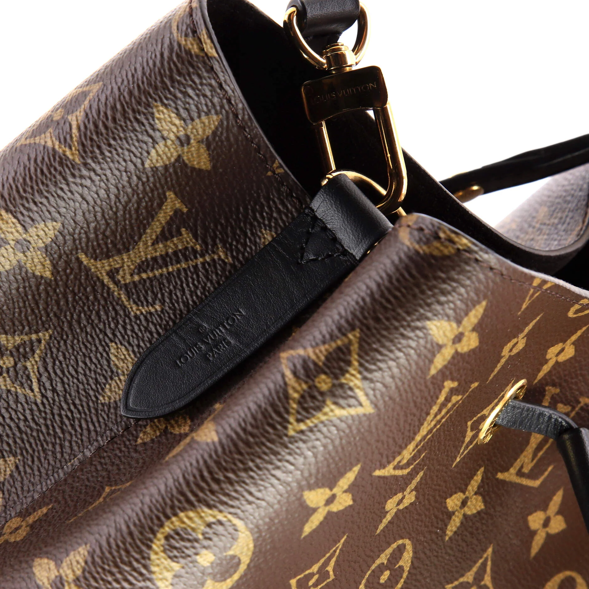 NeoNoe Handbag Monogram Canvas with Leather MM - Image 6