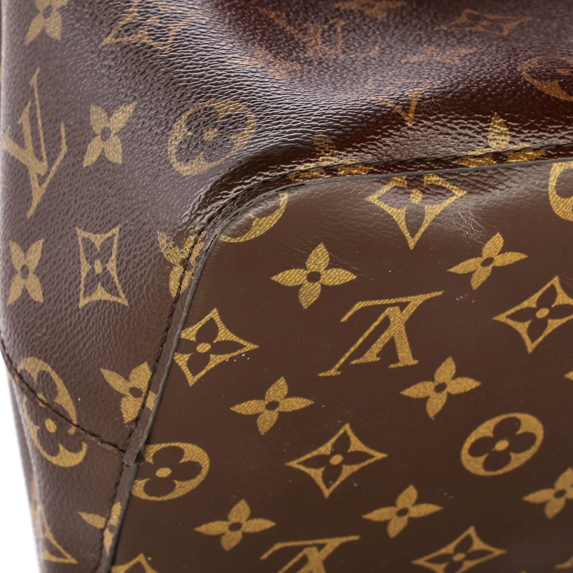 NeoNoe Handbag Monogram Canvas with Leather MM - Image 8