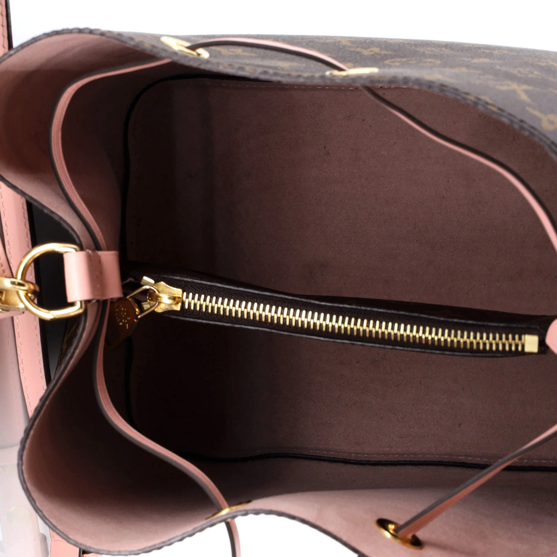 NeoNoe Handbag Monogram Canvas with Leather MM - Image 5