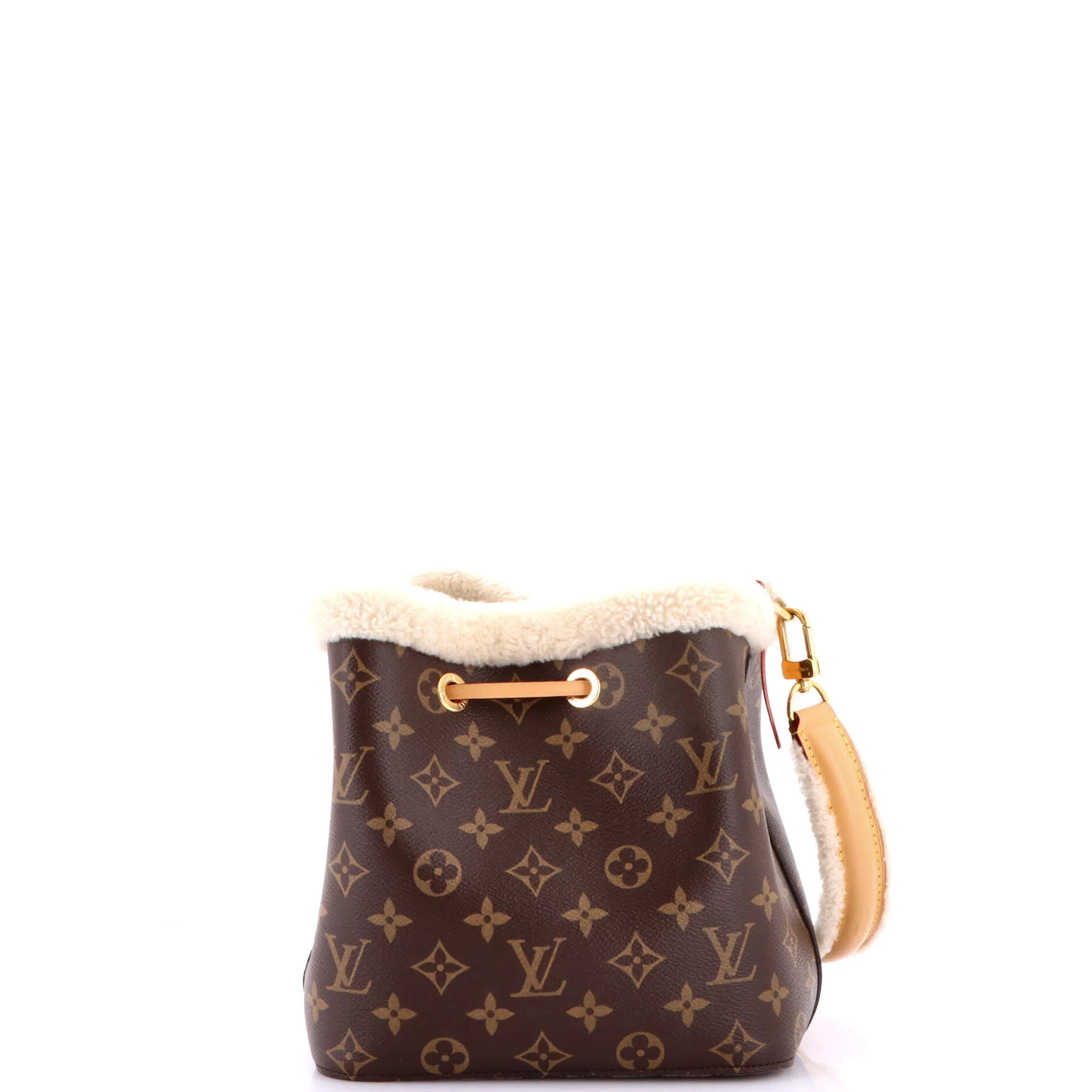 NeoNoe Handbag Monogram Canvas with Shearling BB - Image 3