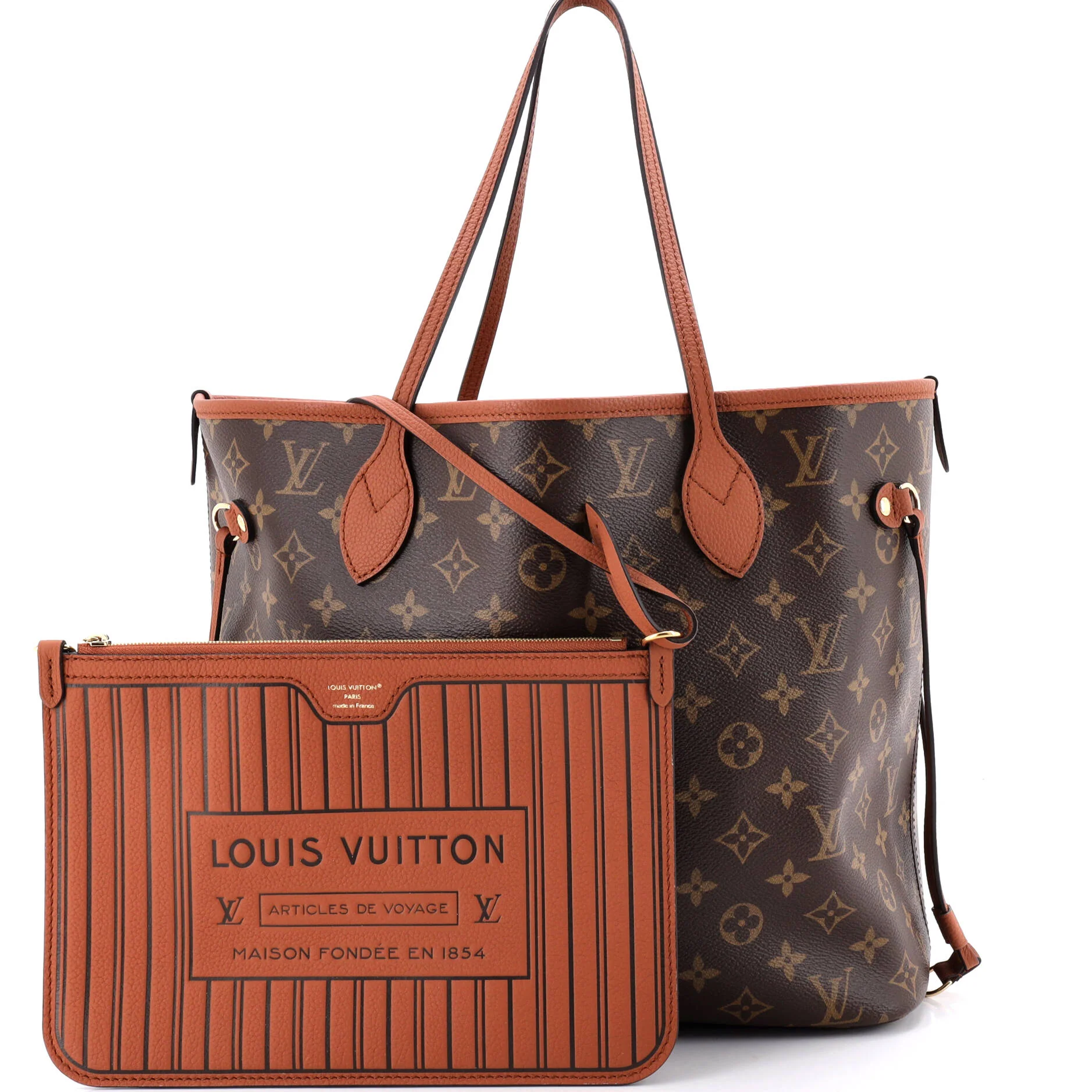 Neverfull Inside Out Monogram Canvas and Leather MM - Image 2