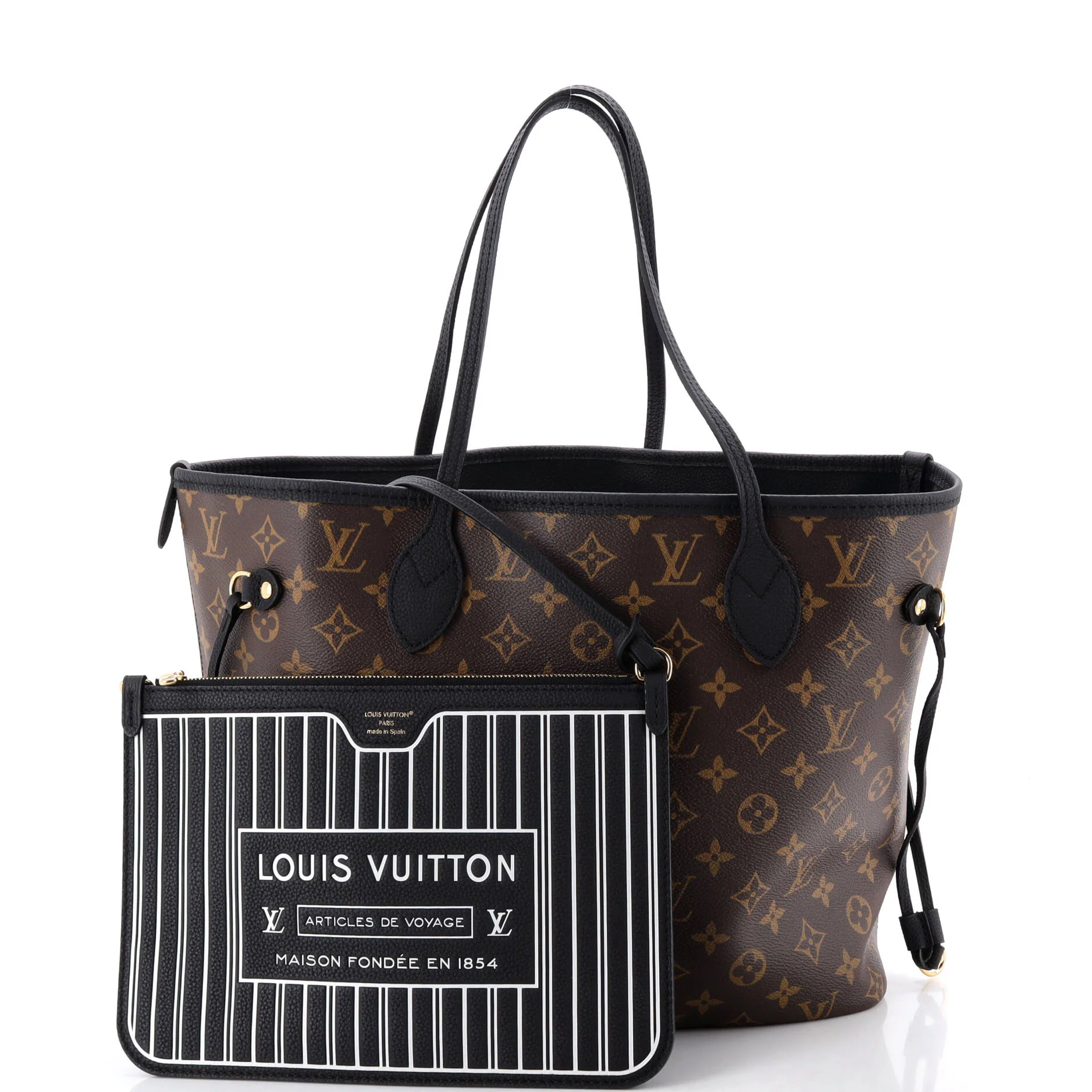 Neverfull Inside Out Monogram Canvas and Leather MM - Image 2