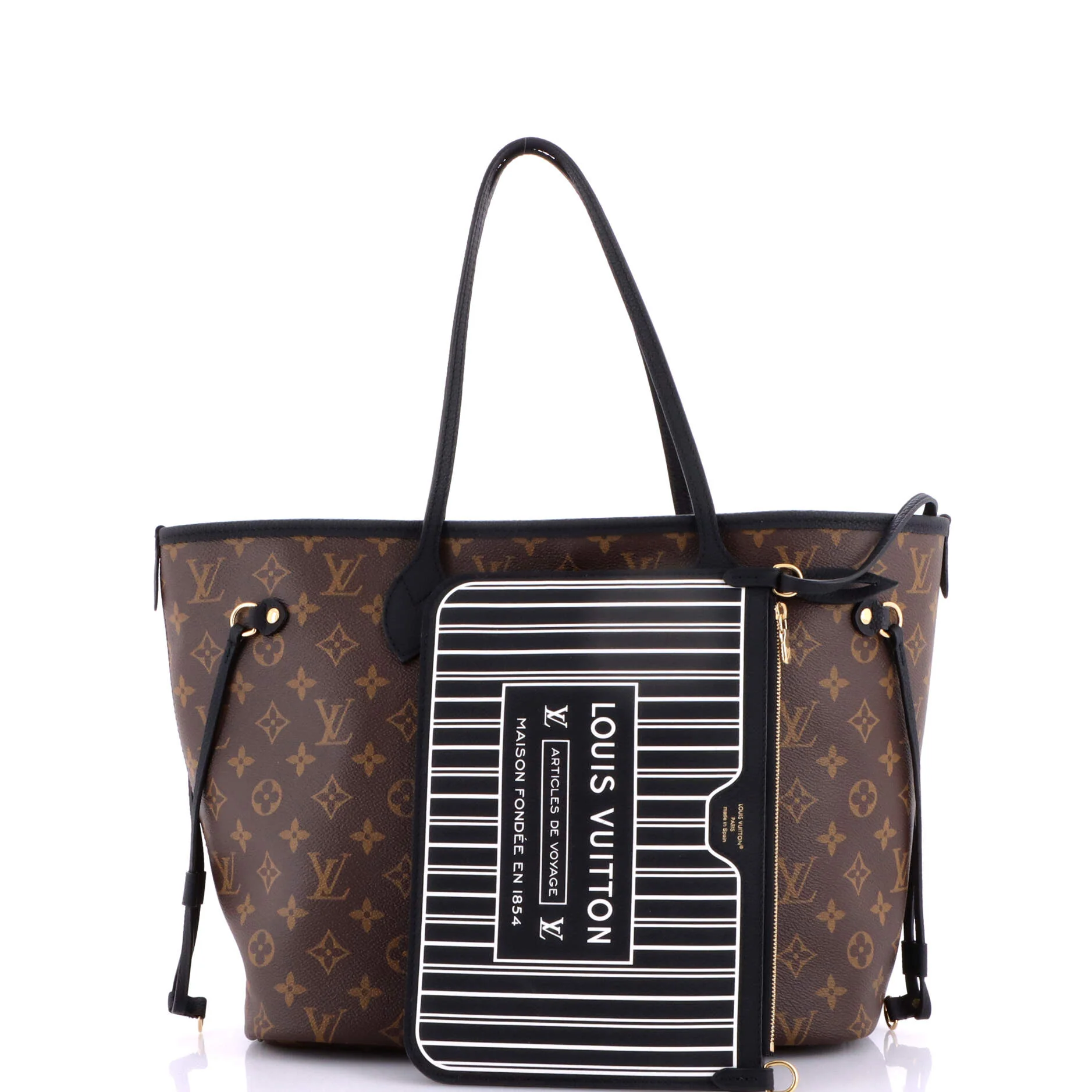 Neverfull Inside Out Monogram Canvas and Leather MM - Image 2
