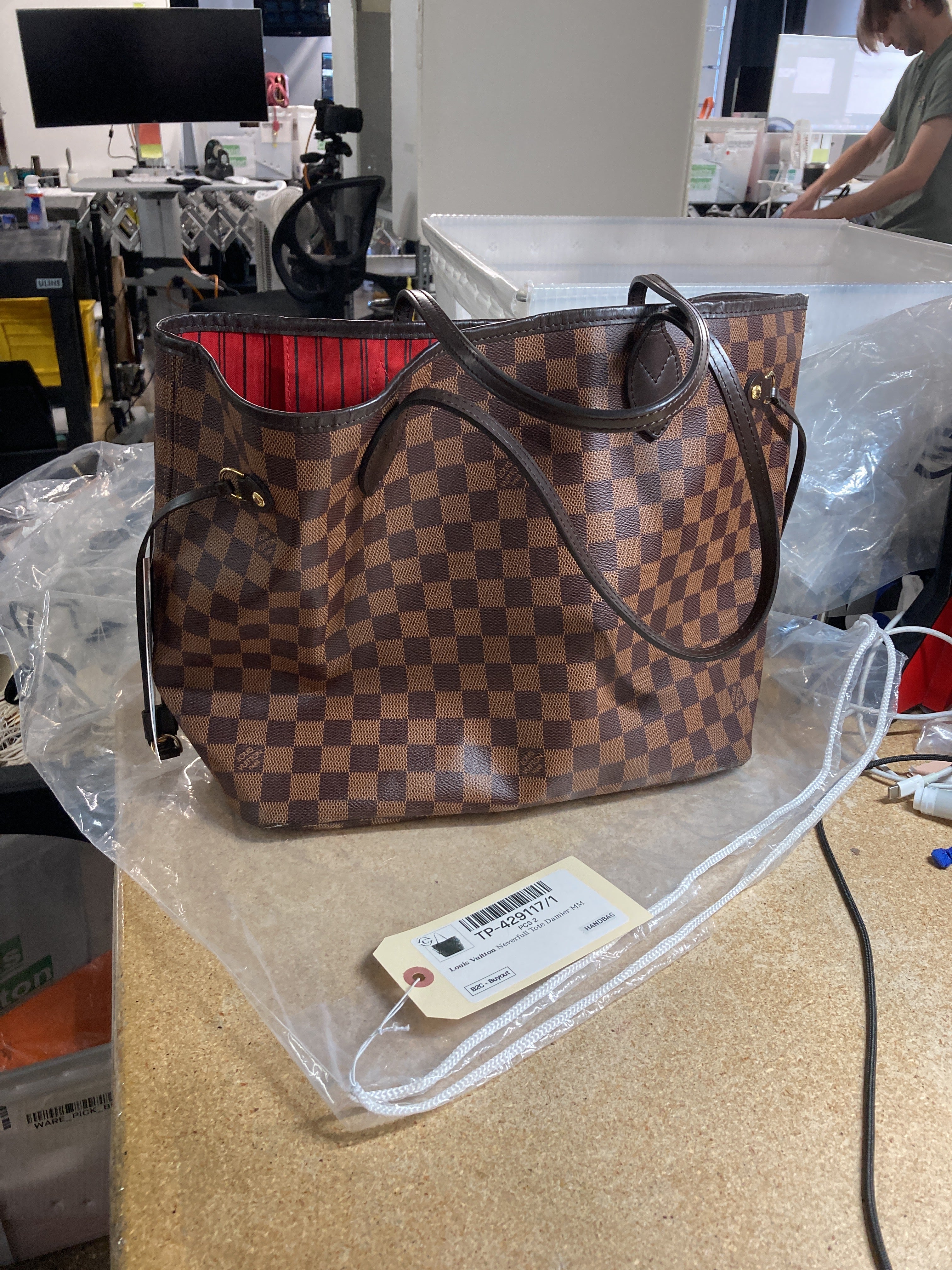 Neverfull NM Tote Damier MM - Image 8