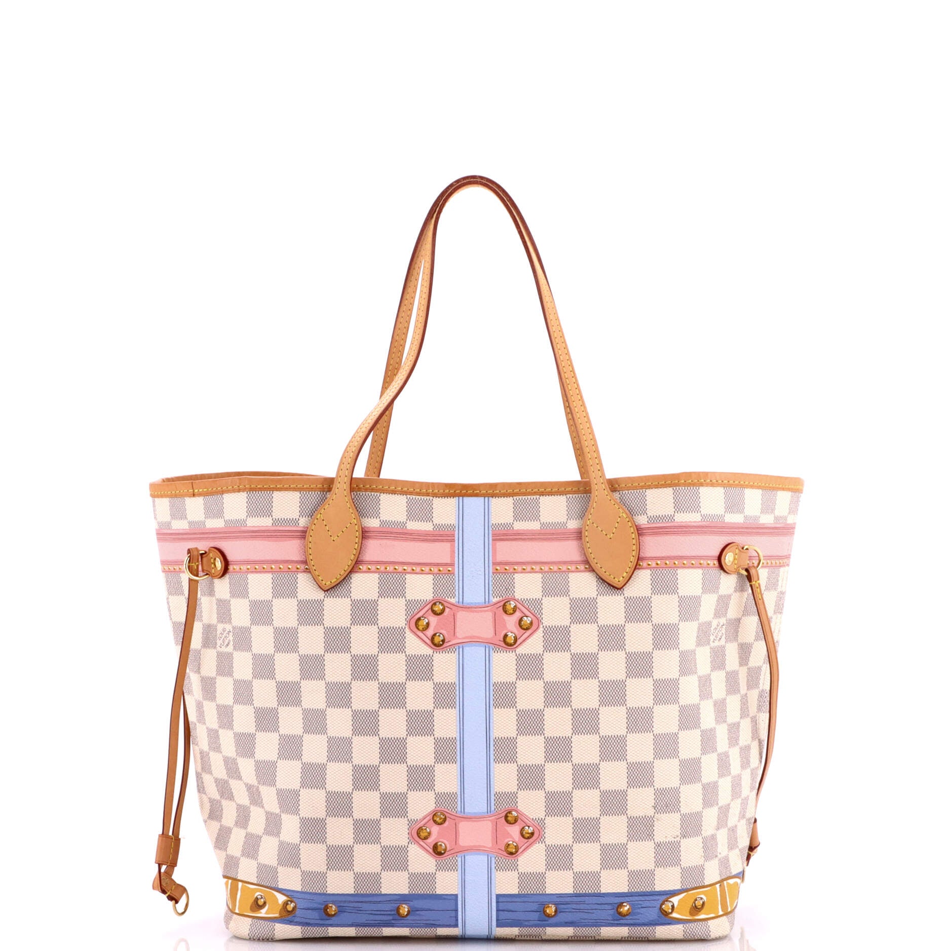 Neverfull NM Tote Limited Edition Damier Summer Trunks MM - Image 3