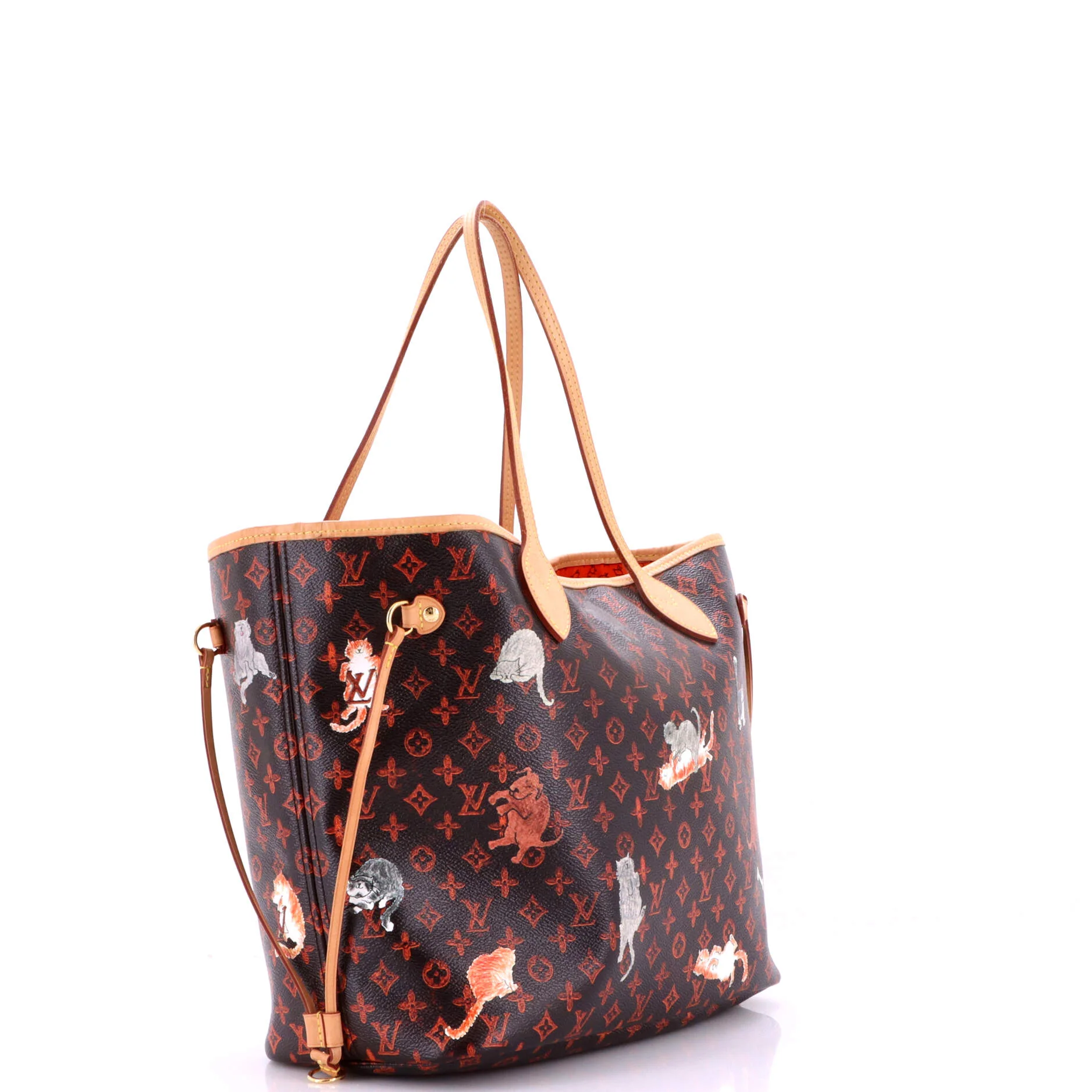 Neverfull NM Tote Limited Edition Grace Coddington Catogram Canvas MM - Image 2