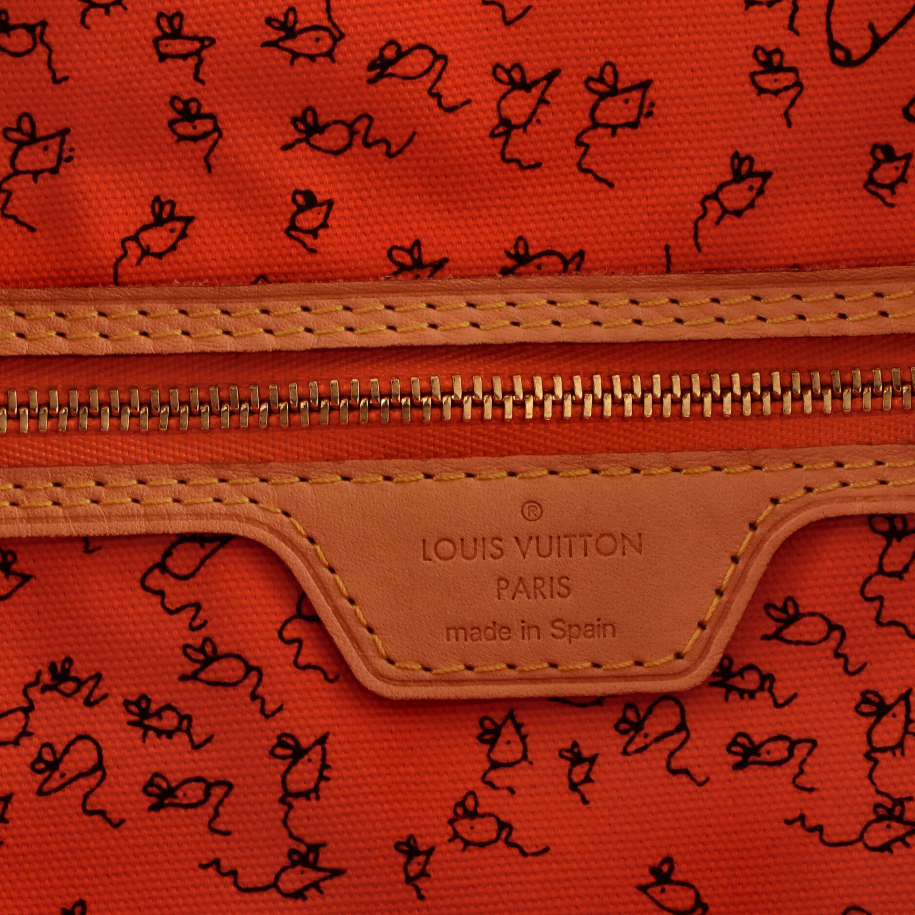 Neverfull NM Tote Limited Edition Grace Coddington Catogram Canvas MM - Image 8