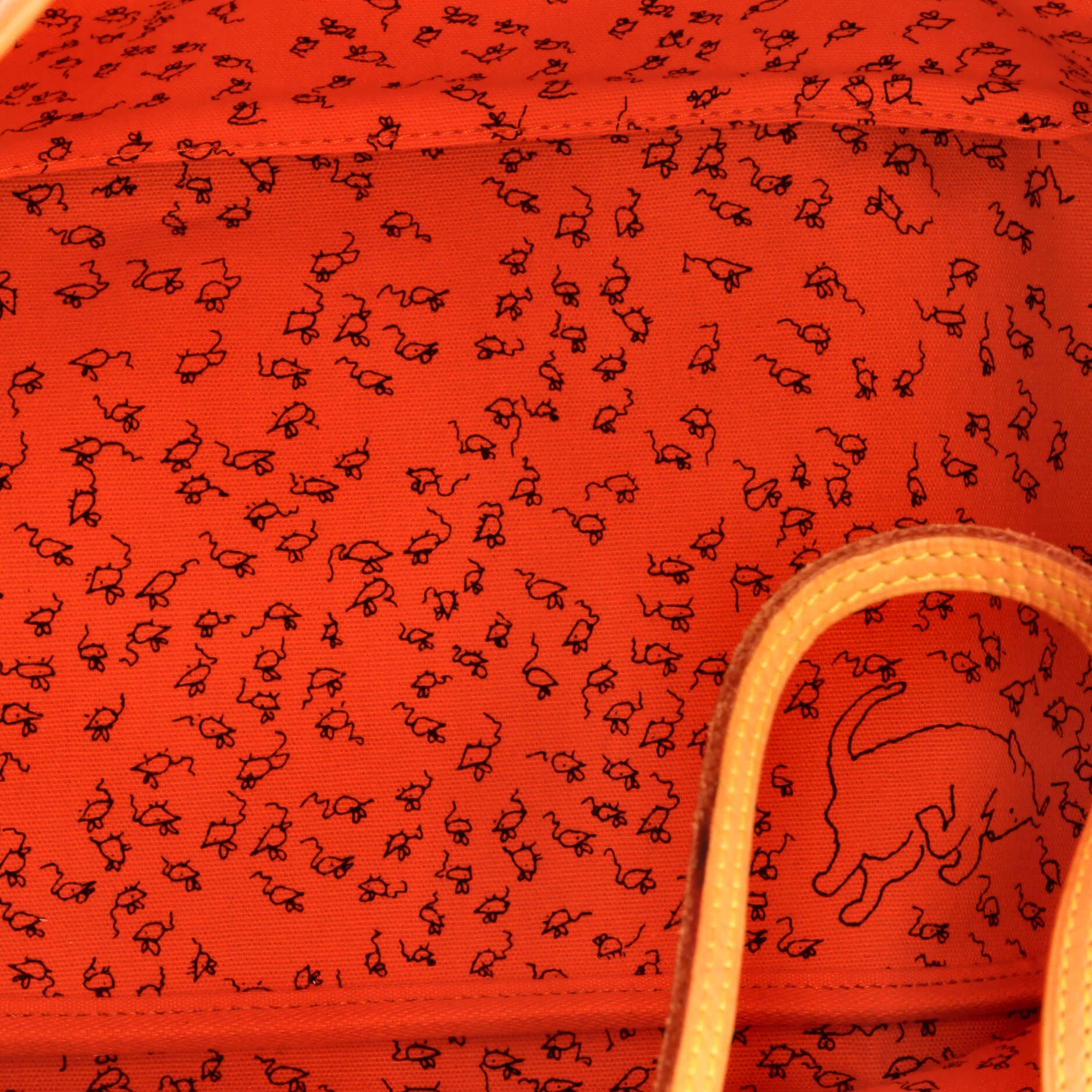 Neverfull NM Tote Limited Edition Grace Coddington Catogram Canvas MM - Image 6