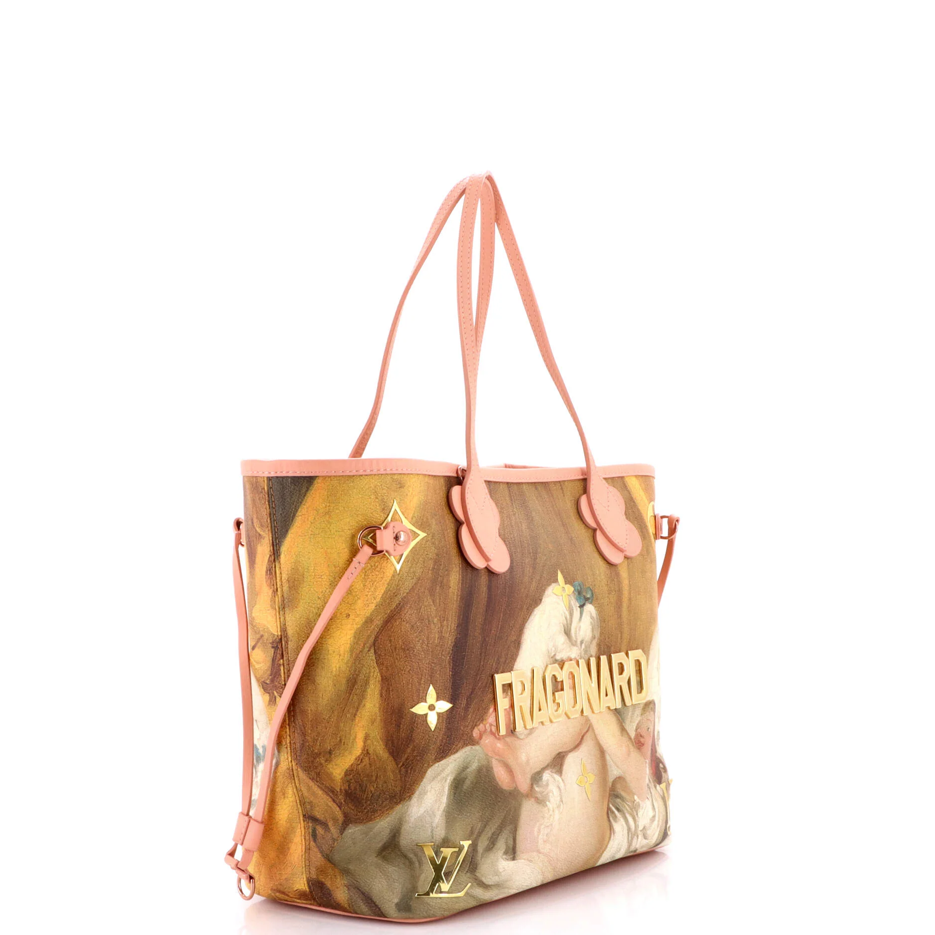 Neverfull NM Tote Limited Edition Jeff Koons Fragonard Print Canvas MM - Image 2