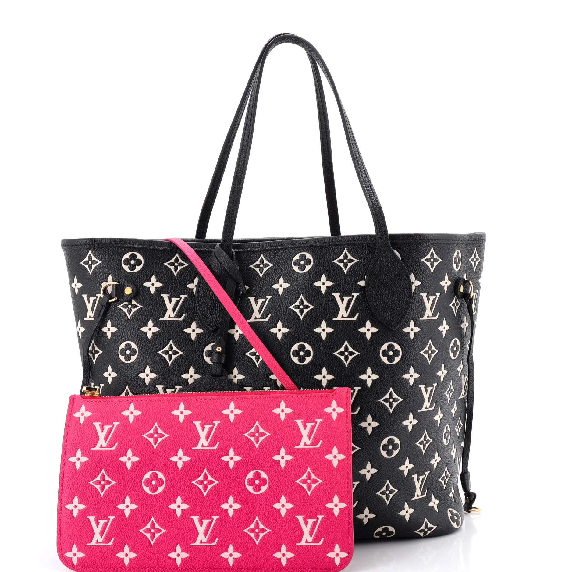 Neverfull NM Tote Spring in the City Monogram Empreinte Leather MM - Image 2
