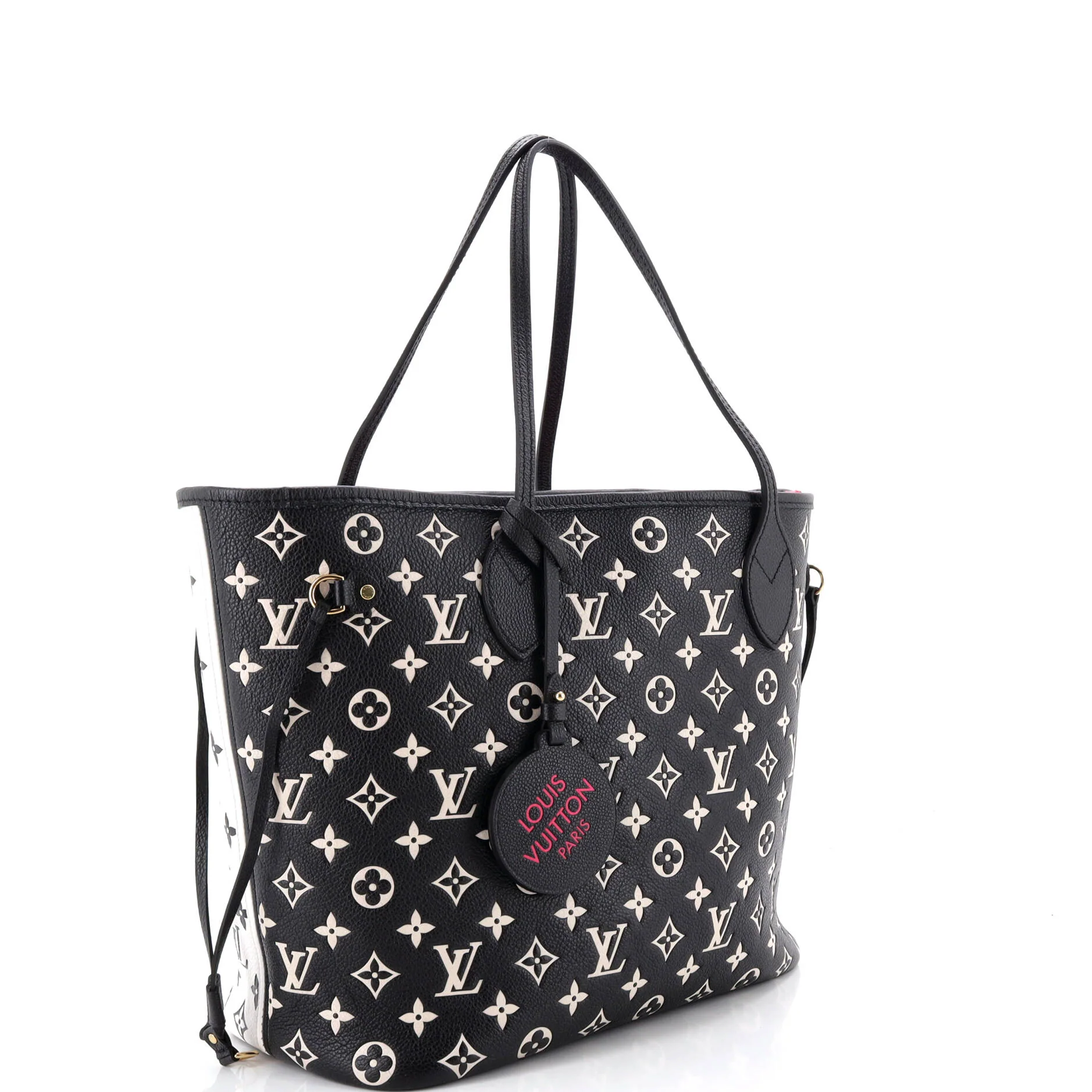 Neverfull NM Tote Spring in the City Monogram Empreinte Leather MM - Image 3
