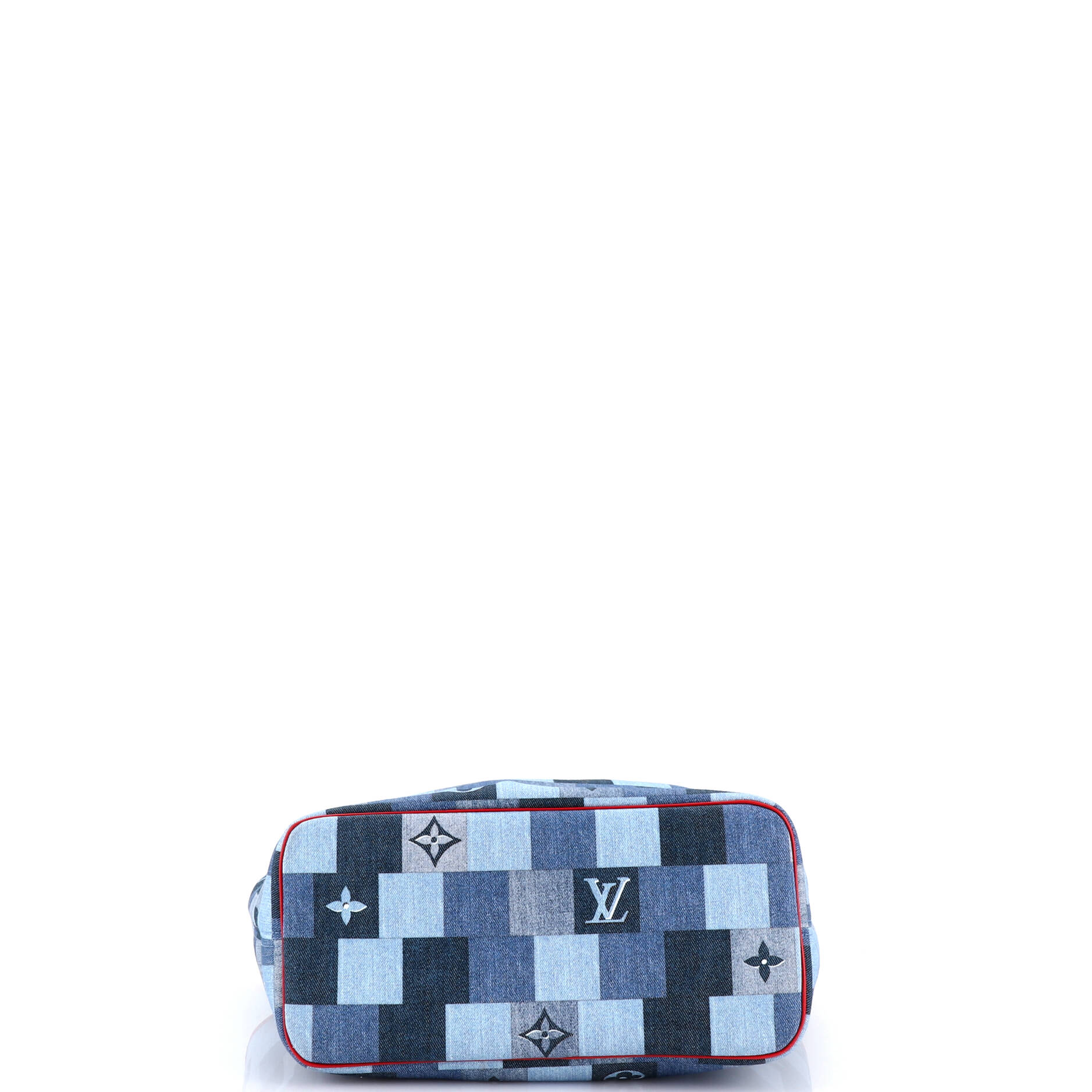 Neverfull Tote Damier and Monogram Patchwork Denim MM - Image 5