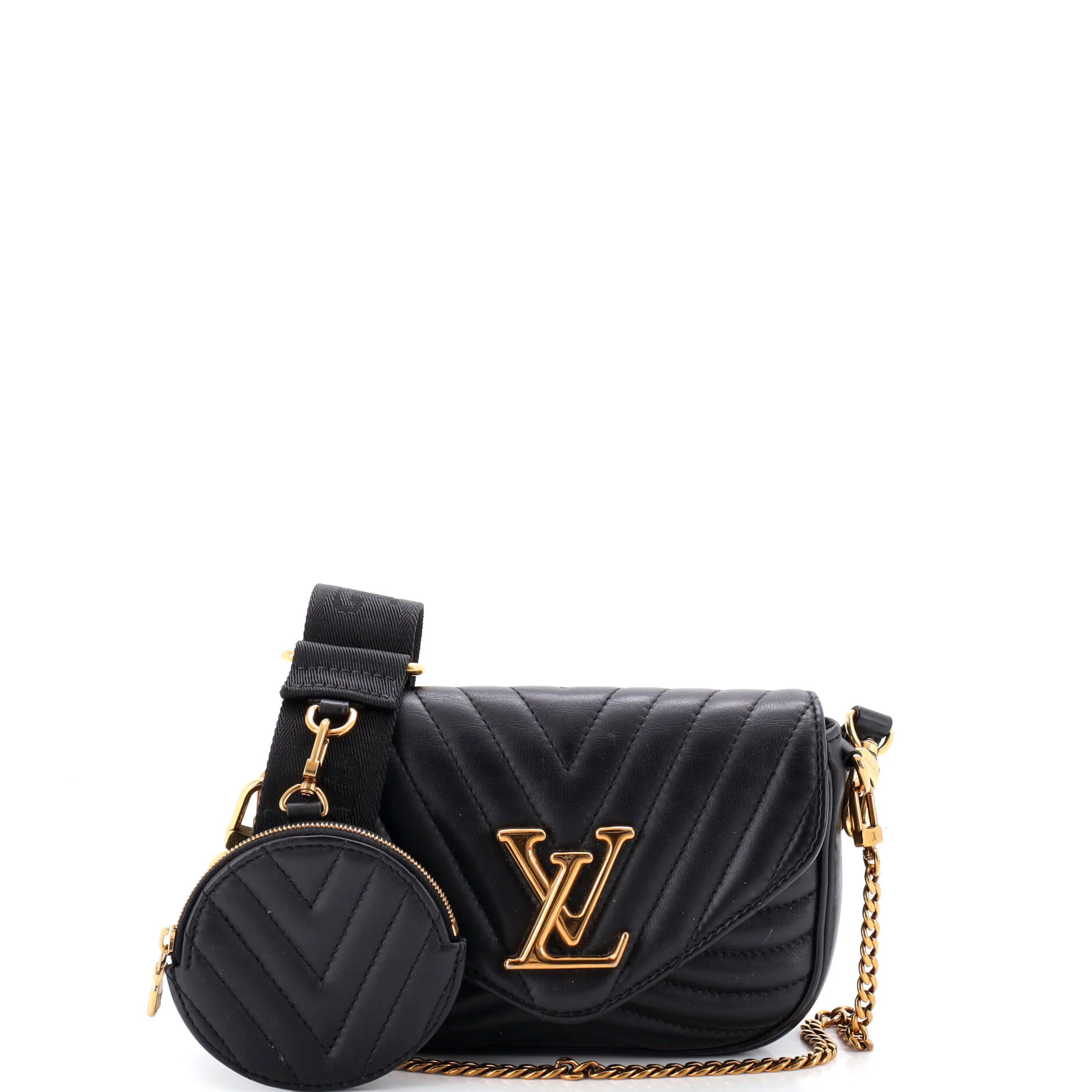 New Wave Multi Pochette Quilted Leather