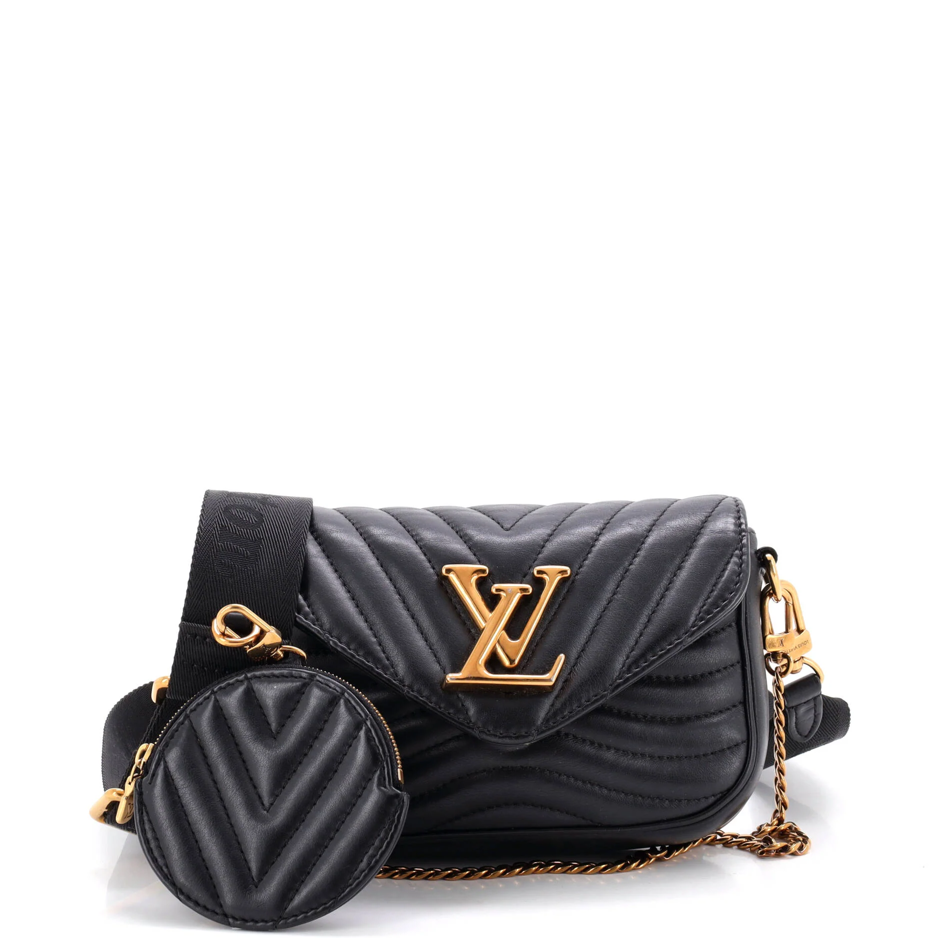 New Wave Multi Pochette Quilted Leather
