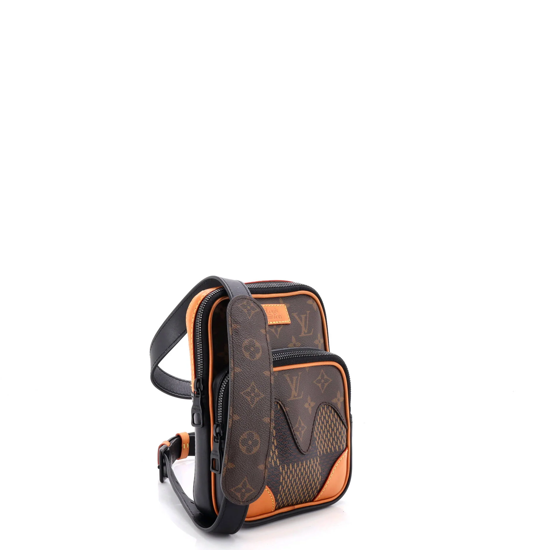 Nigo Amazone Sling Bag Limited Edition Giant Damier and Monogram Canvas - Image 2