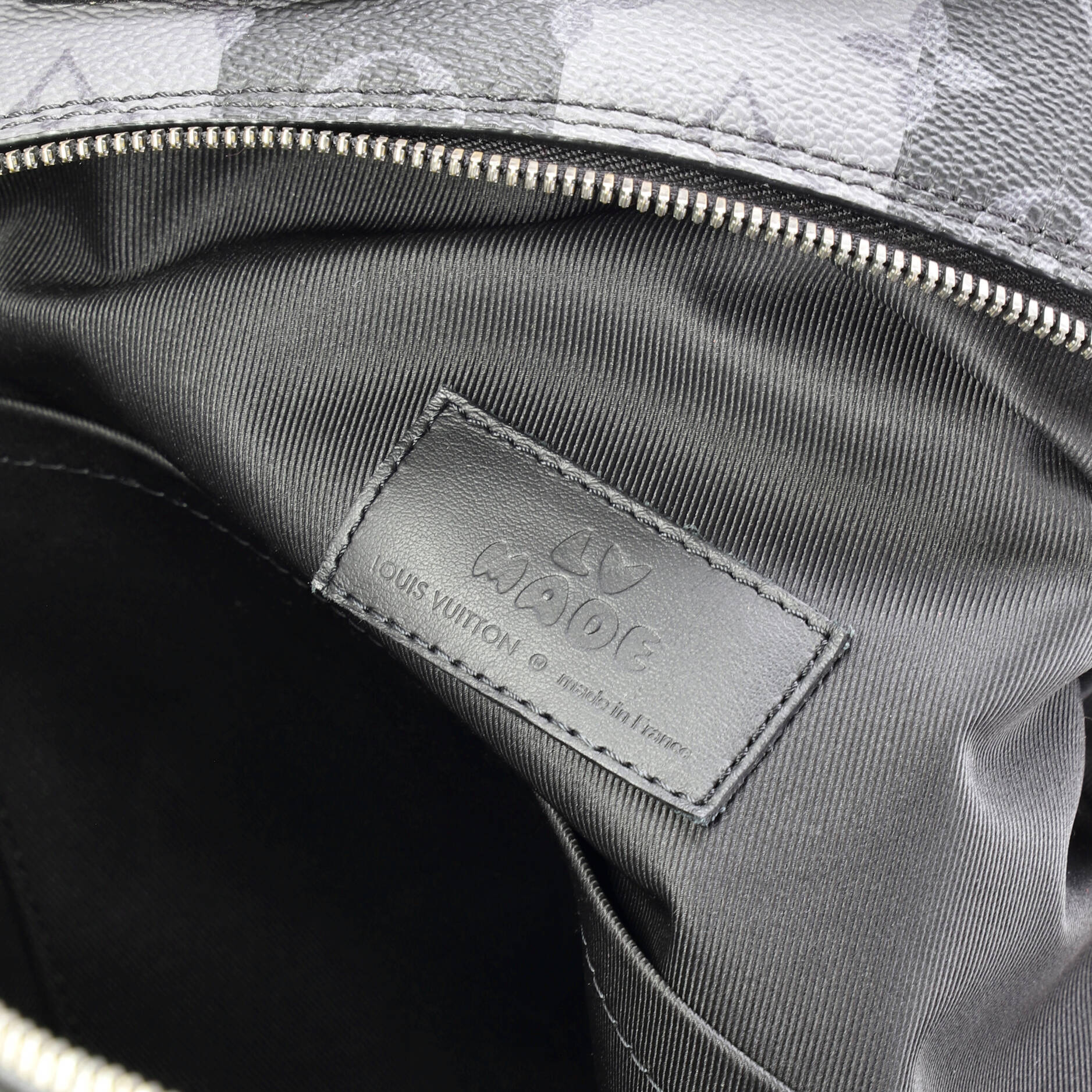 Nigo Utilitary Backpack Limited Edition Stripes Monogram Eclipse Canvas - Image 6