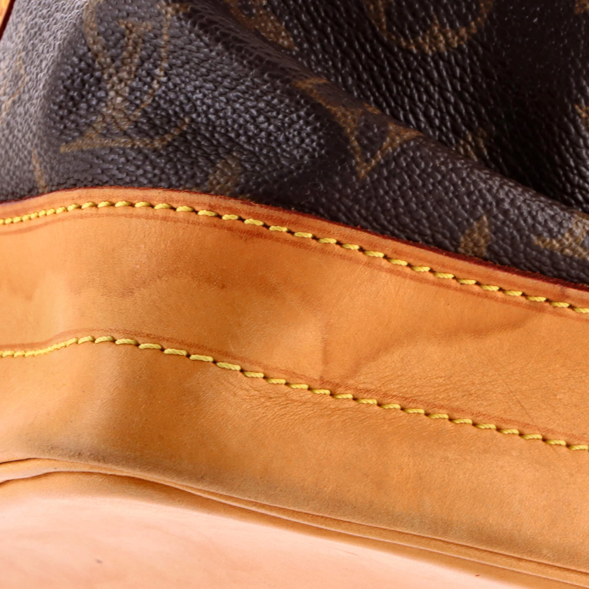 Noe Handbag Monogram Canvas Large - Image 7