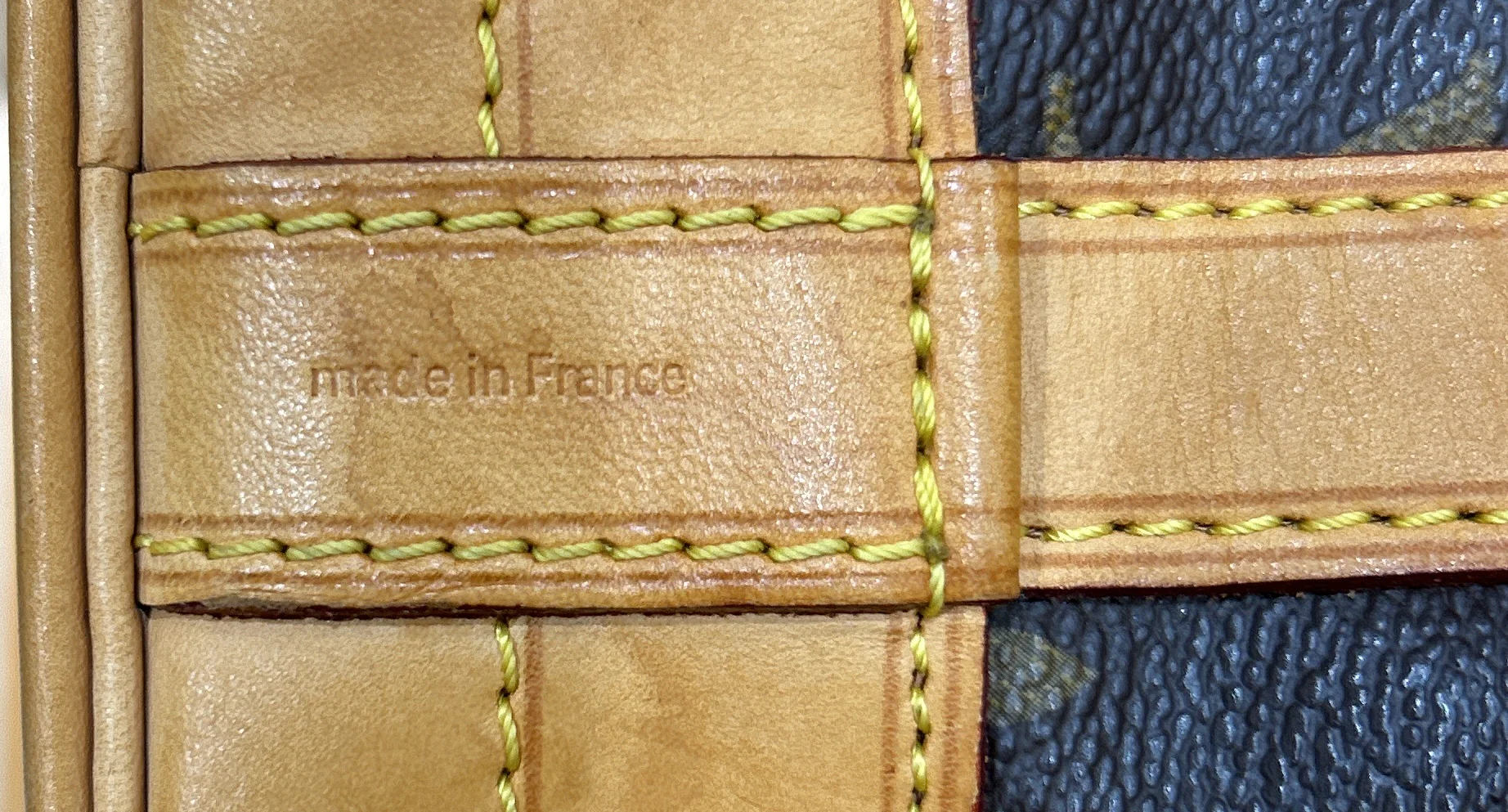 Noe Handbag Monogram Canvas Large - Image 9
