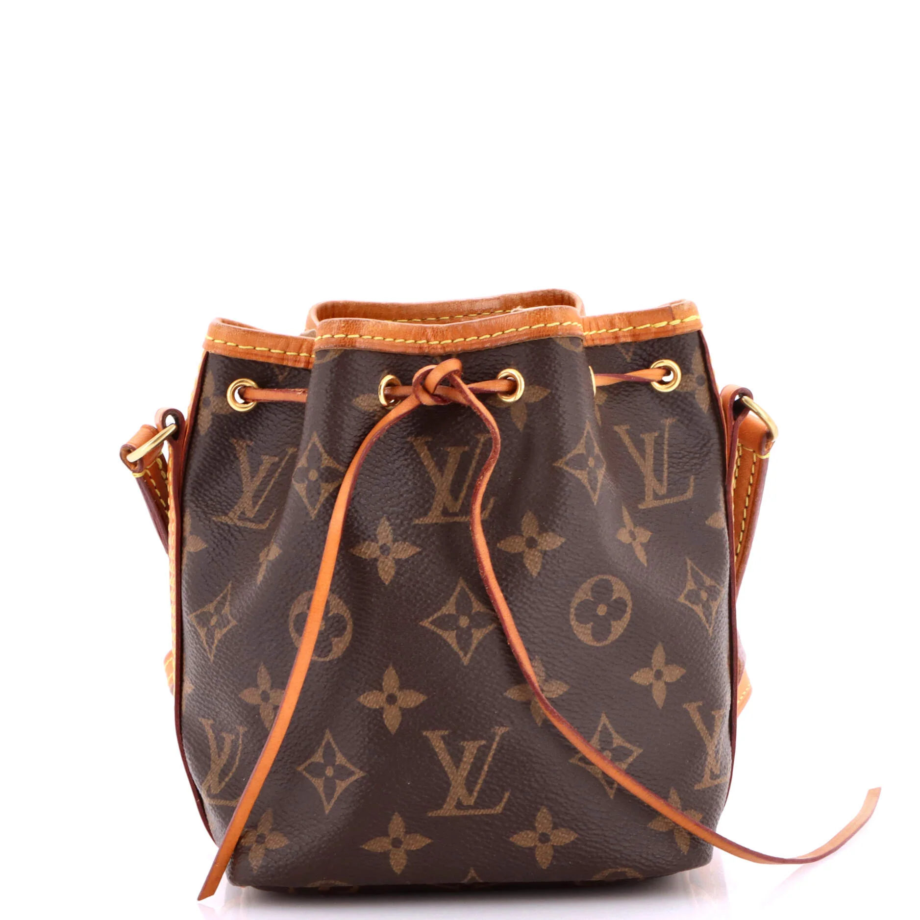 Noe Handbag Monogram Canvas Nano