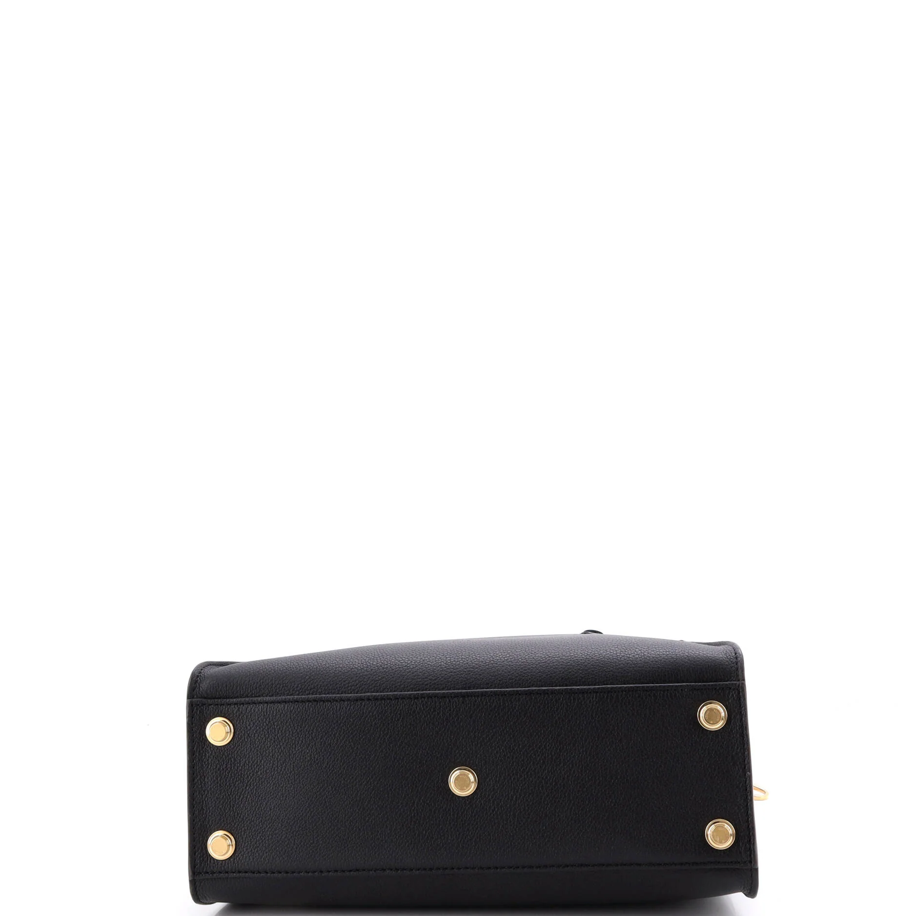 On My Side Tote Leather with Monogram Canvas MM - Image 4