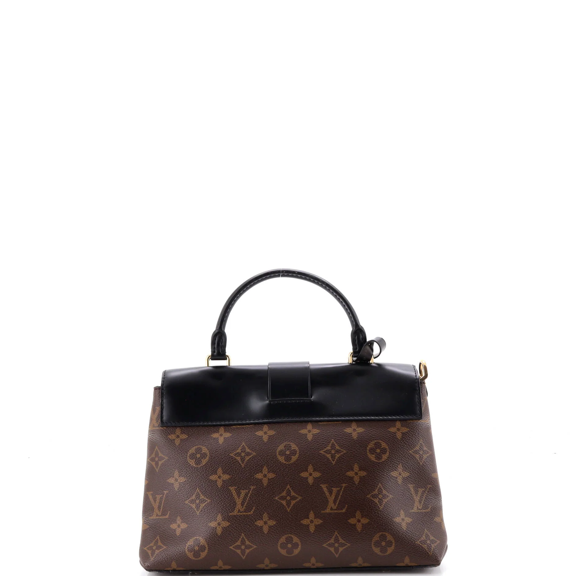 One Handle Flap Bag Monogram Canvas and Leather MM - Image 3