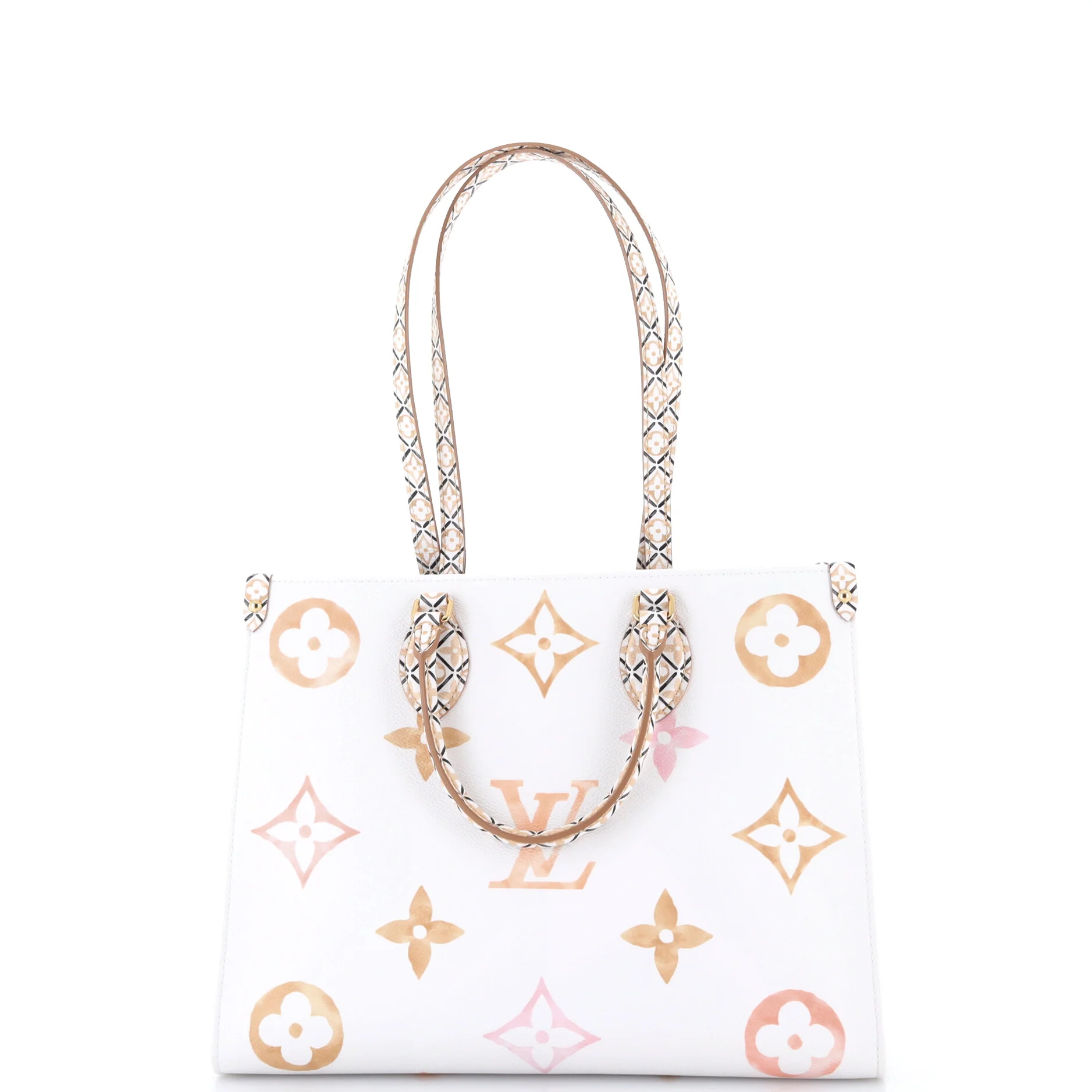 OnTheGo Tote By The Pool Monogram Watercolor Giant MM - Image 3