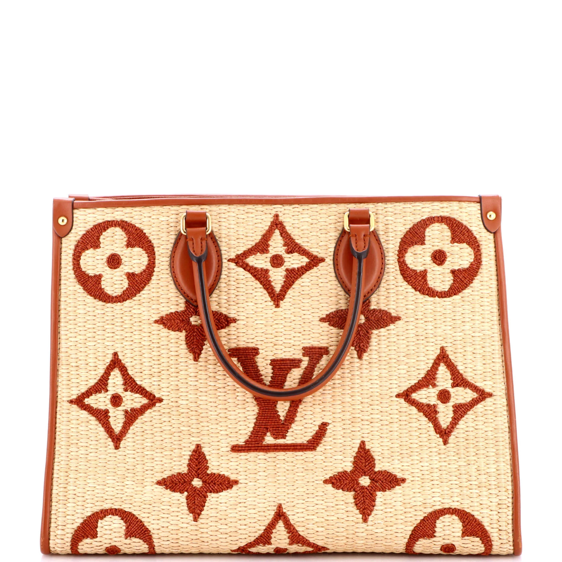 OnTheGo Tote Monogram Giant Raffia MM