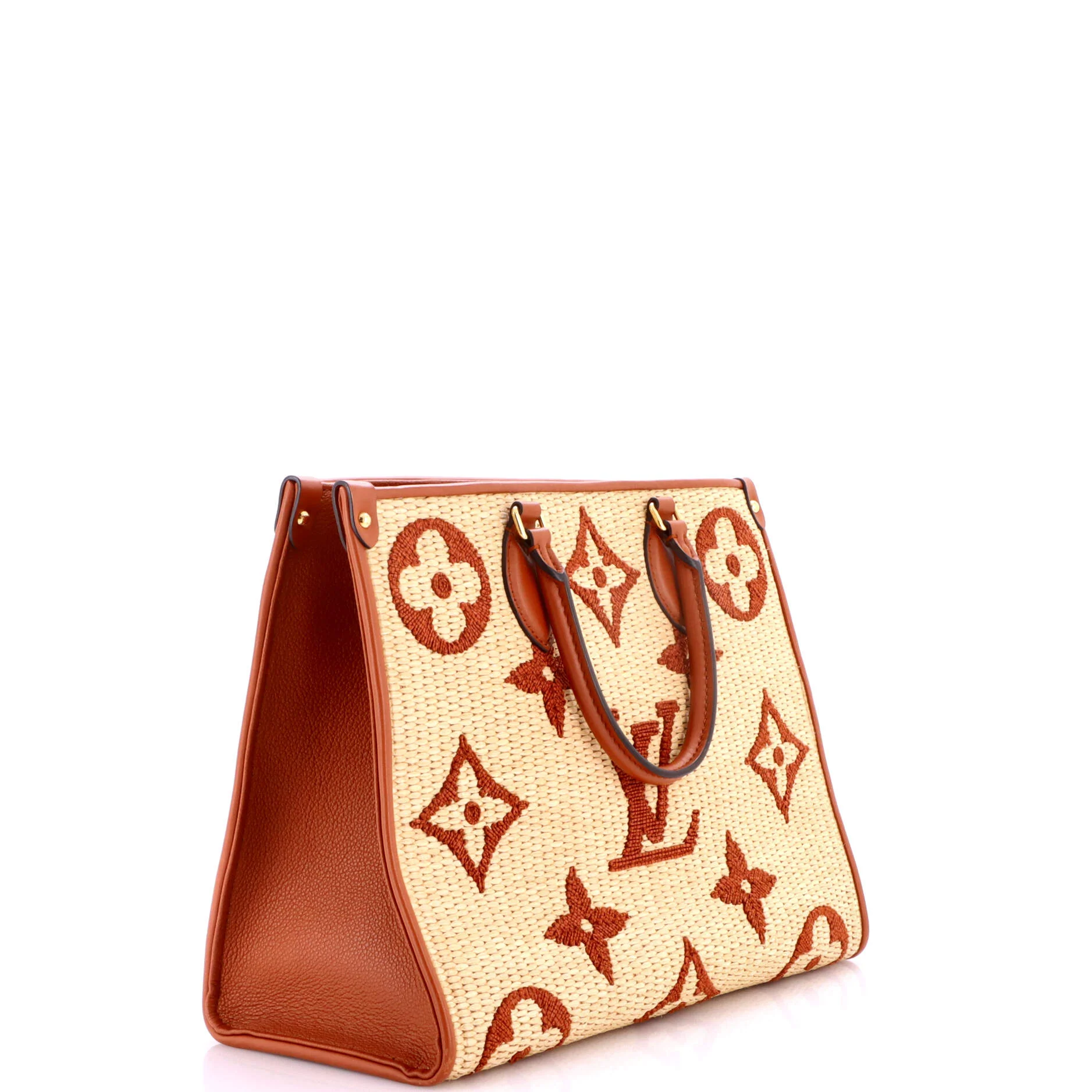 OnTheGo Tote Monogram Giant Raffia MM - Image 2