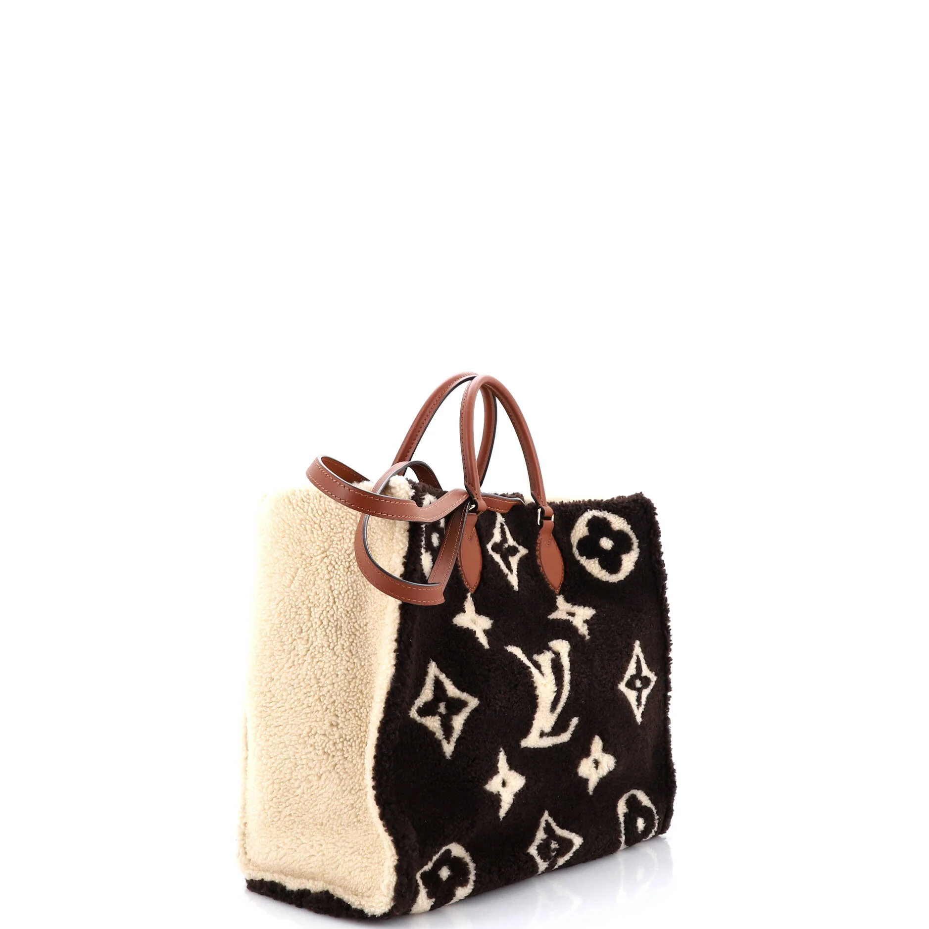 OnTheGo Tote Monogram Giant Teddy Fleece GM - Image 2