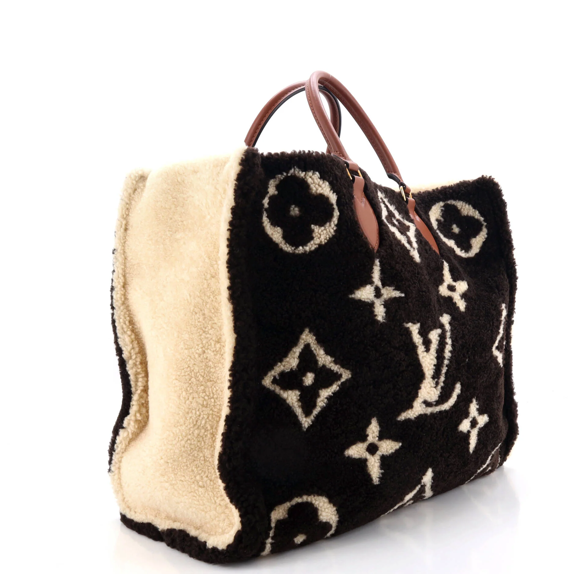 OnTheGo Tote Monogram Giant Teddy Fleece GM - Image 2