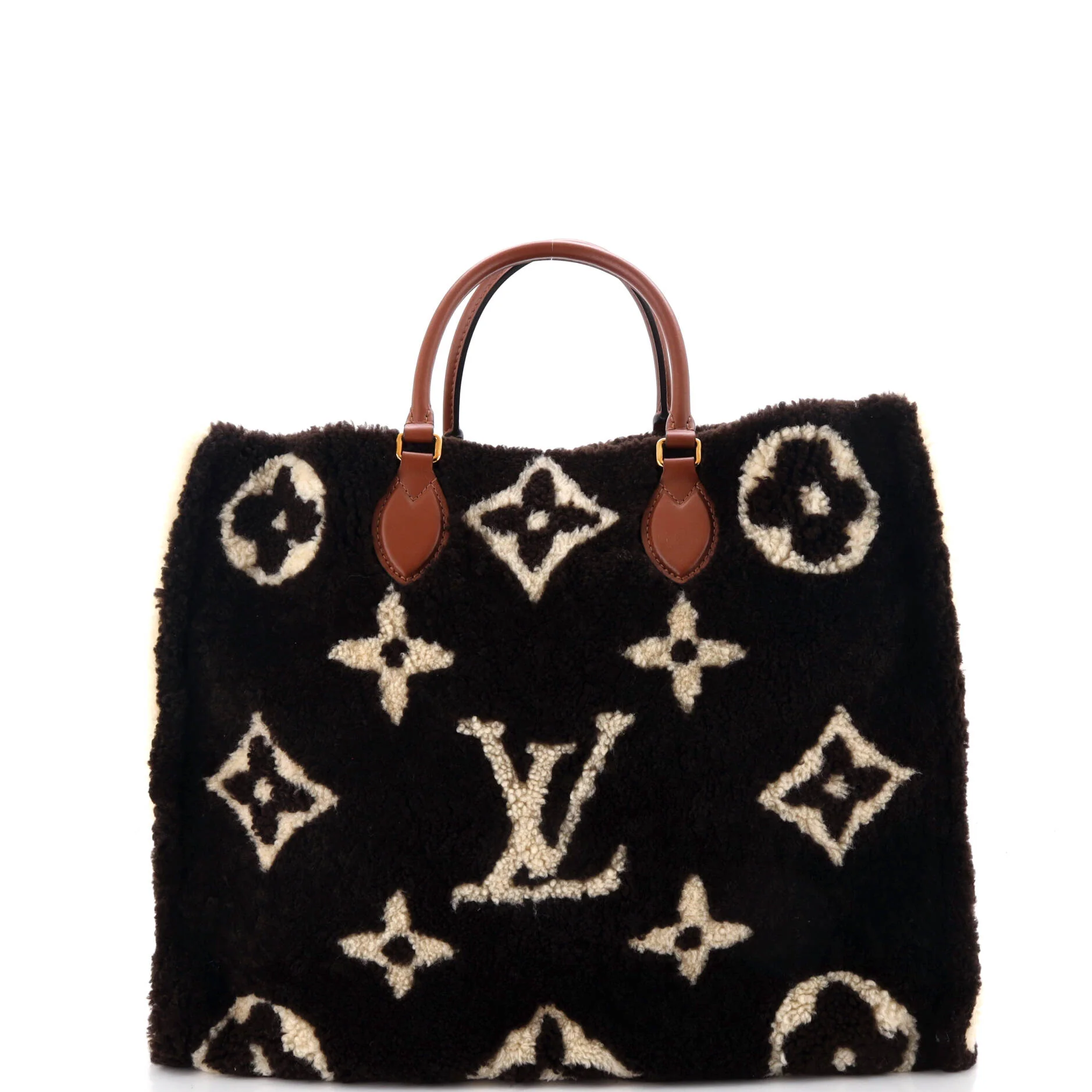 OnTheGo Tote Monogram Giant Teddy Fleece GM - Image 3