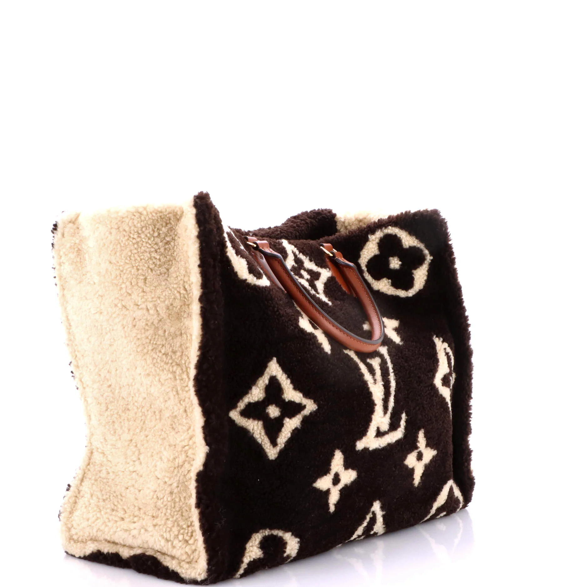 OnTheGo Tote Monogram Giant Teddy Fleece GM - Image 2