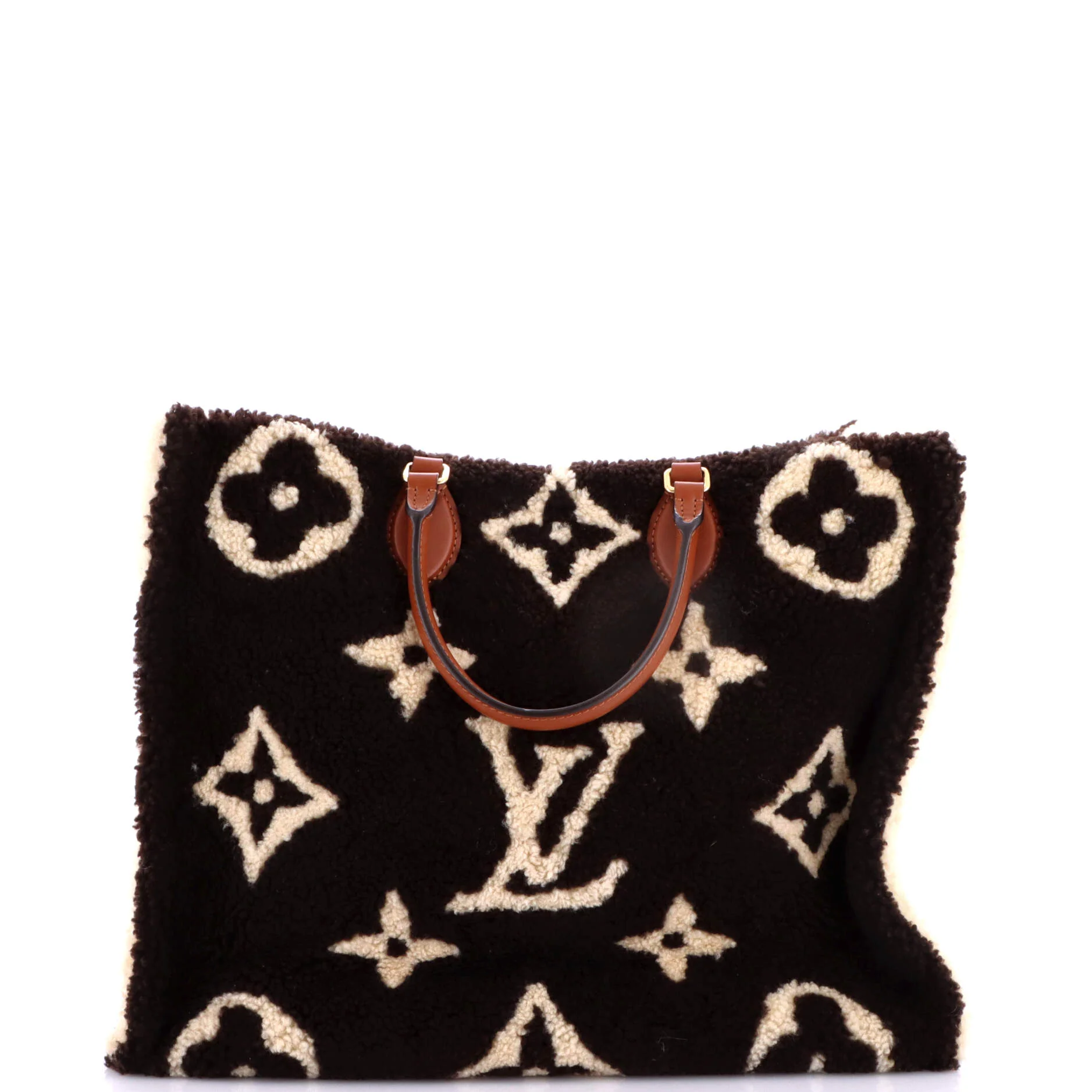 OnTheGo Tote Monogram Giant Teddy Fleece GM - Image 3