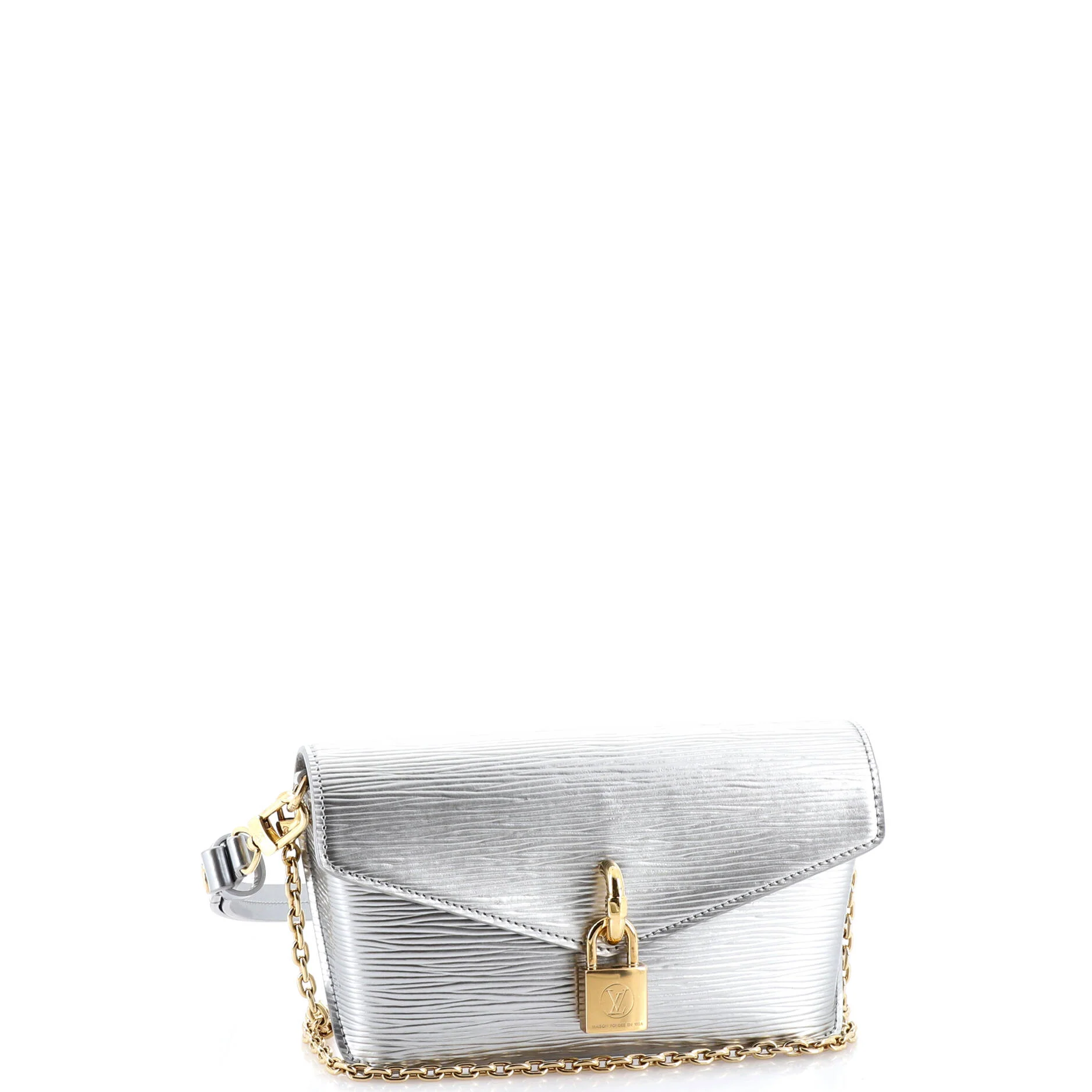 Padlock on Strap Handbag Epi Leather - Image 2
