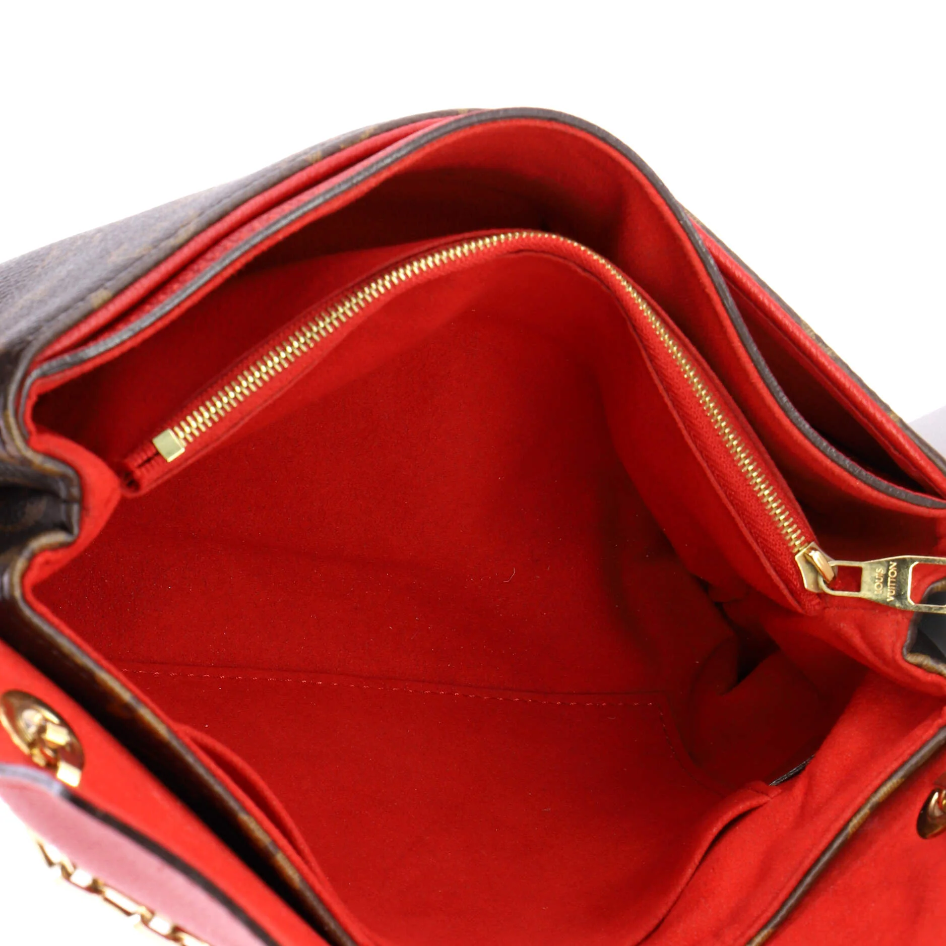 Pallas Chain Shoulder Bag Monogram Canvas and Calfskin - Image 5
