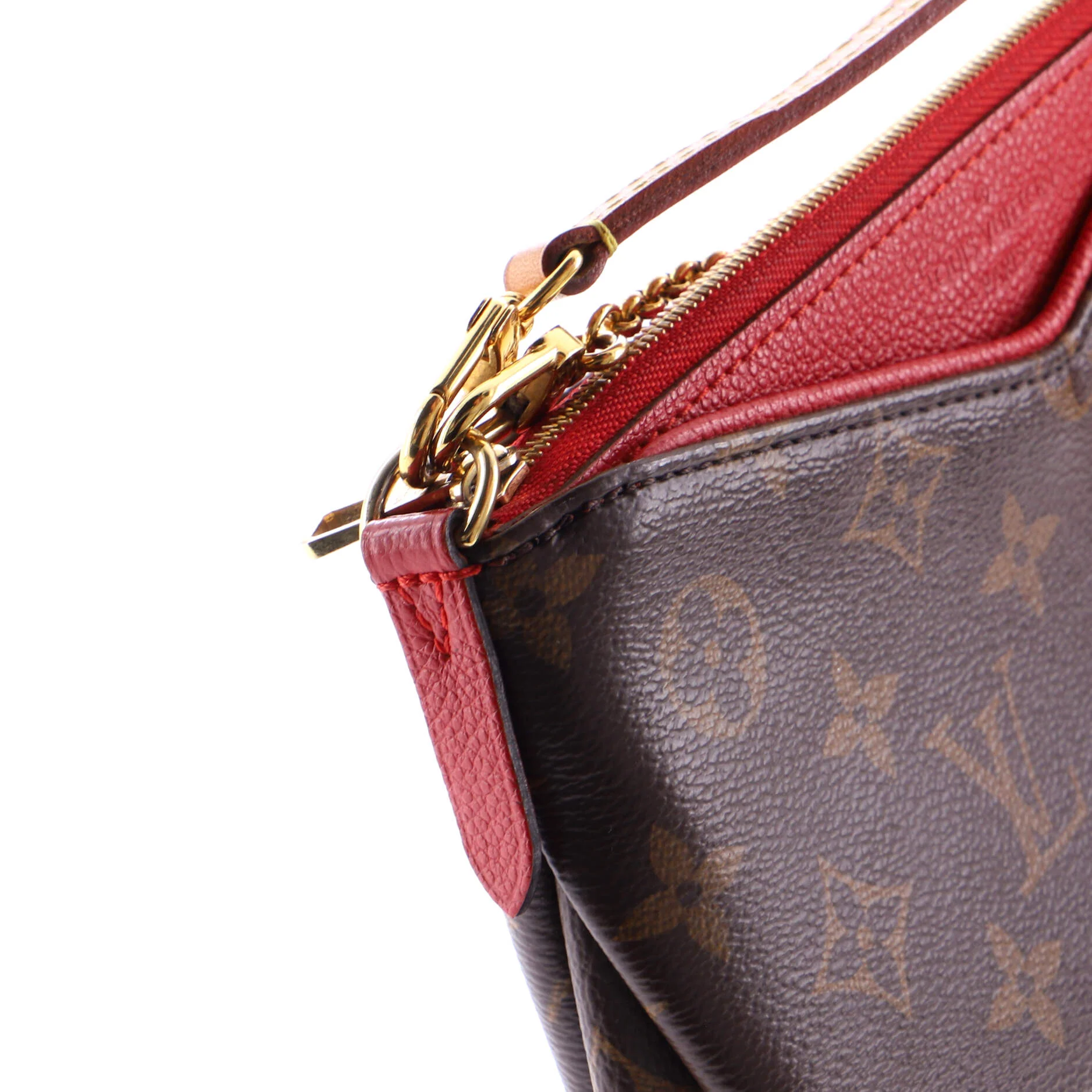Pallas Clutch Monogram Canvas with Leather - Image 7