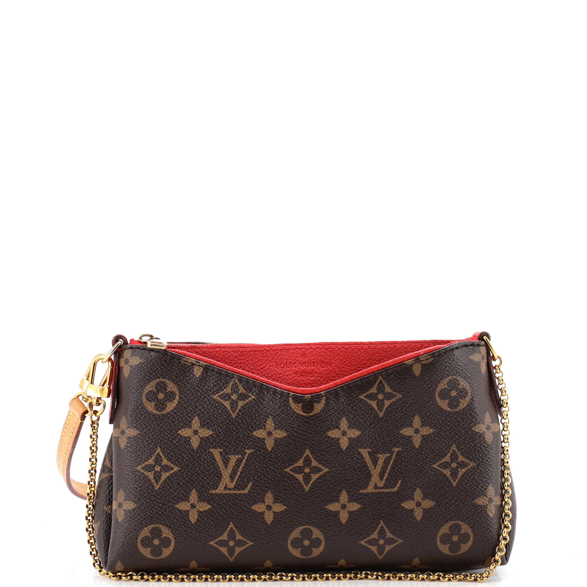 Pallas Clutch Monogram Canvas with Leather