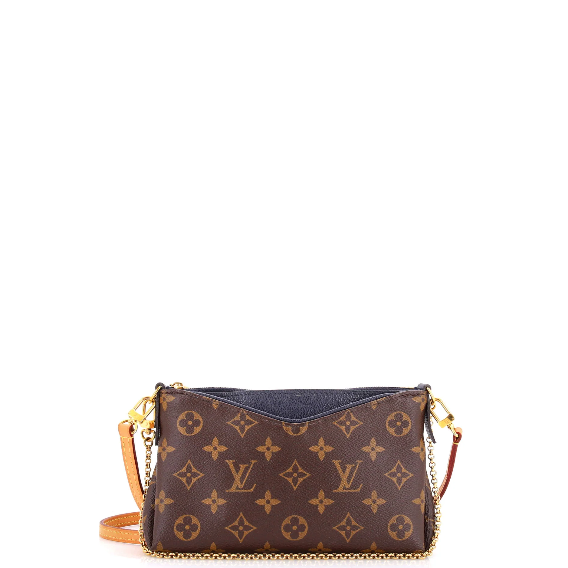 Pallas Clutch Monogram Canvas with Leather