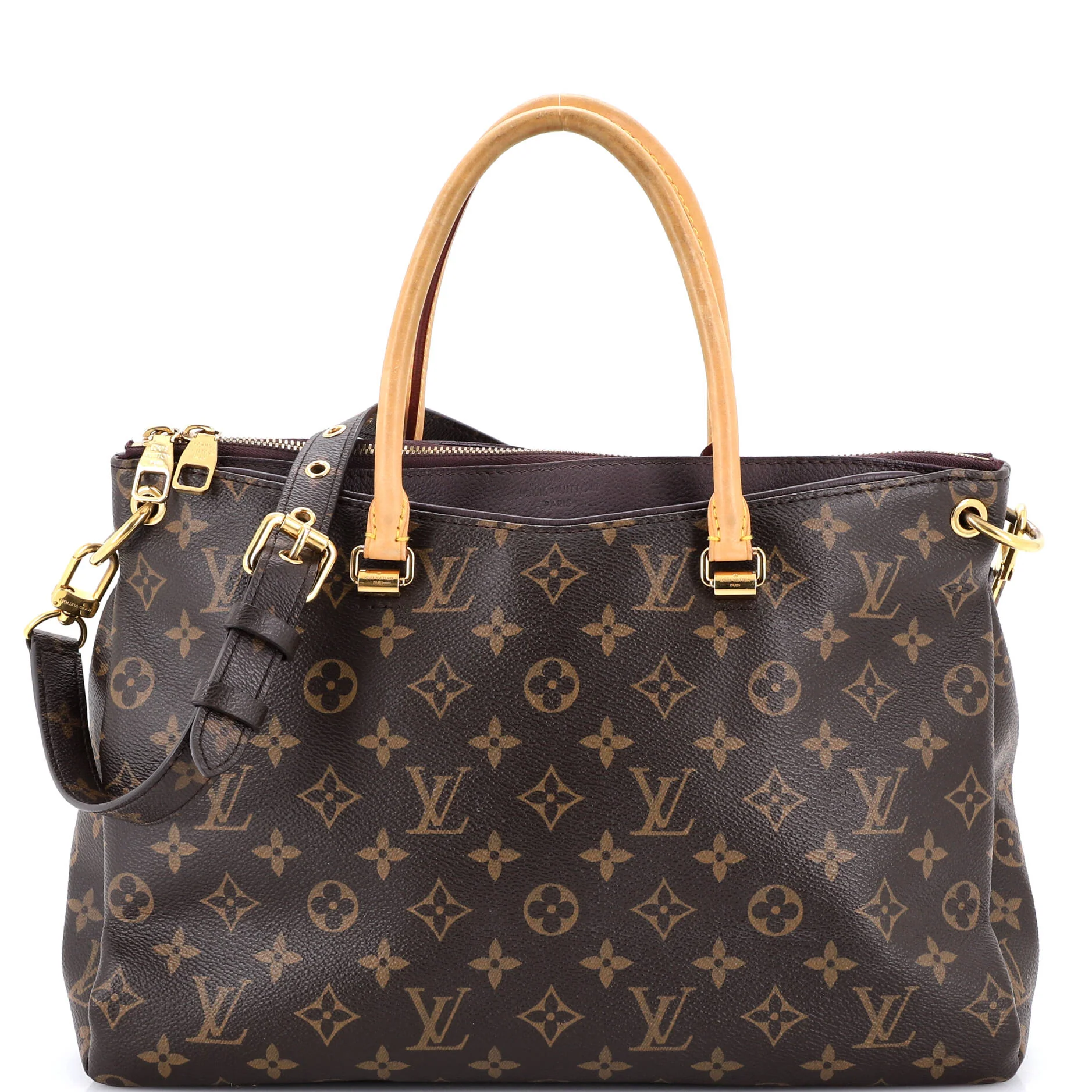 Pallas Tote Monogram Canvas with Leather