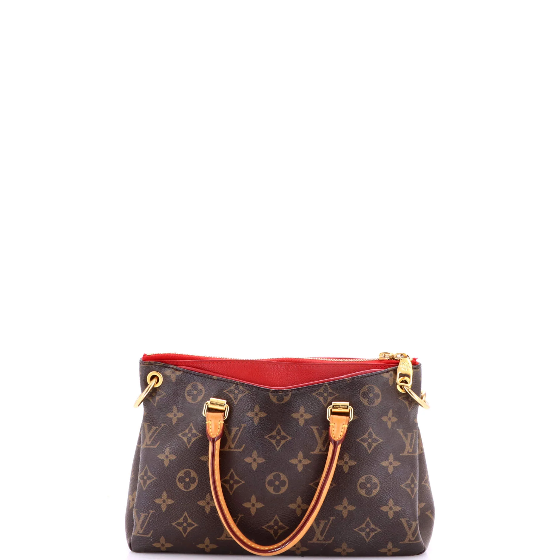 Pallas Tote Monogram Canvas with Leather BB - Image 3