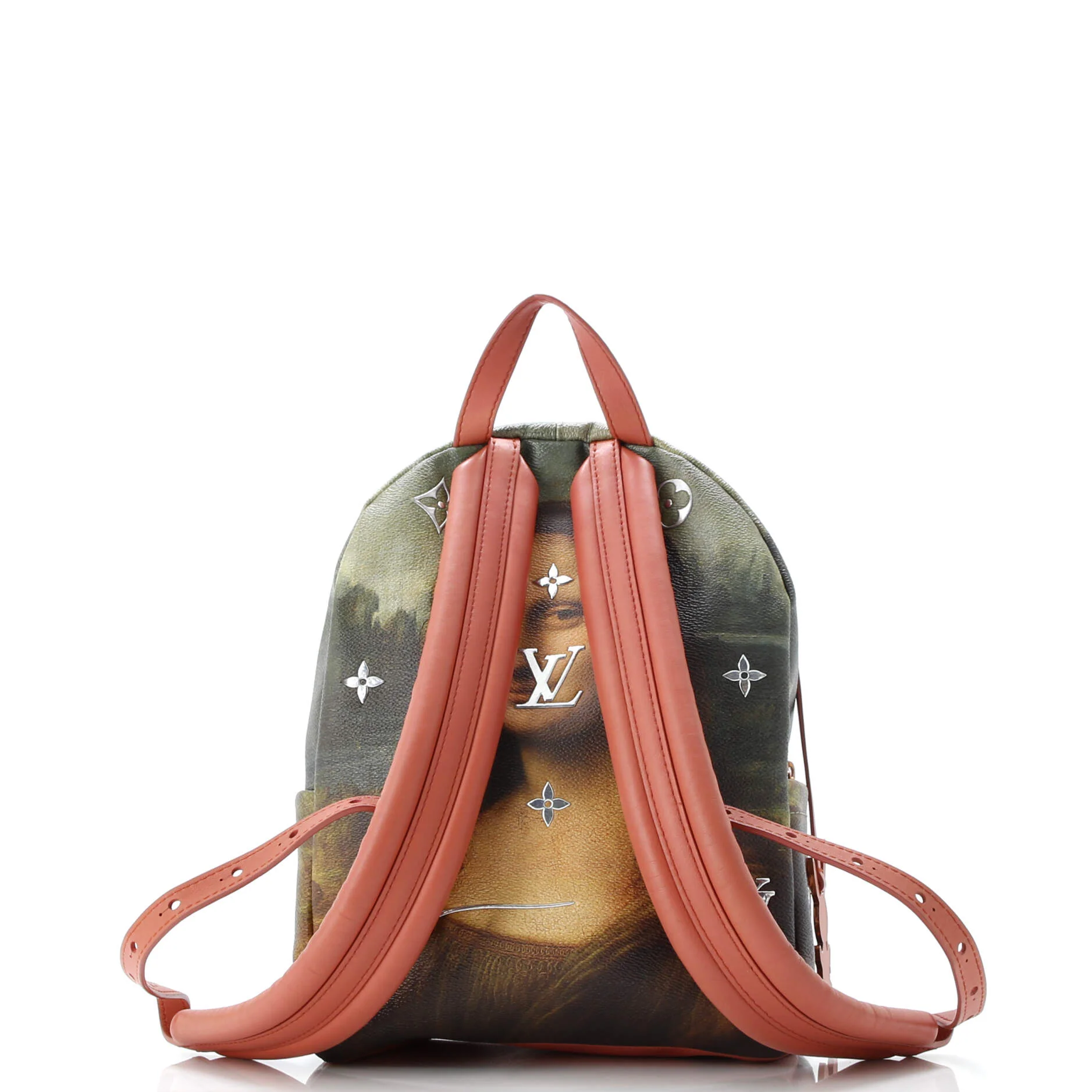 Palm Springs Backpack Limited Edition Jeff Koons Da Vinci Print Canvas PM - Image 3
