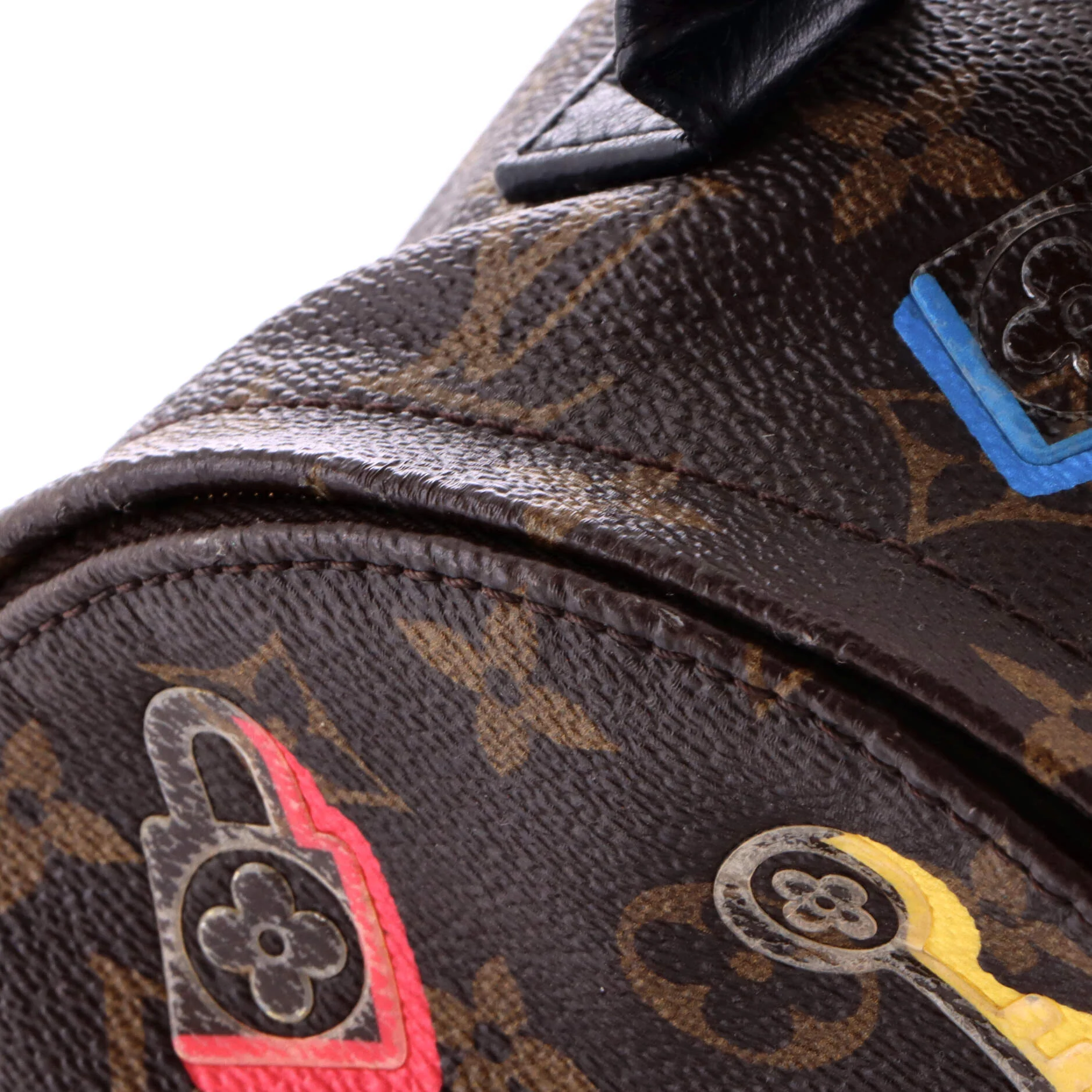 Palm Springs Backpack Limited Edition Love Lock Monogram Canvas Mini - Image 7
