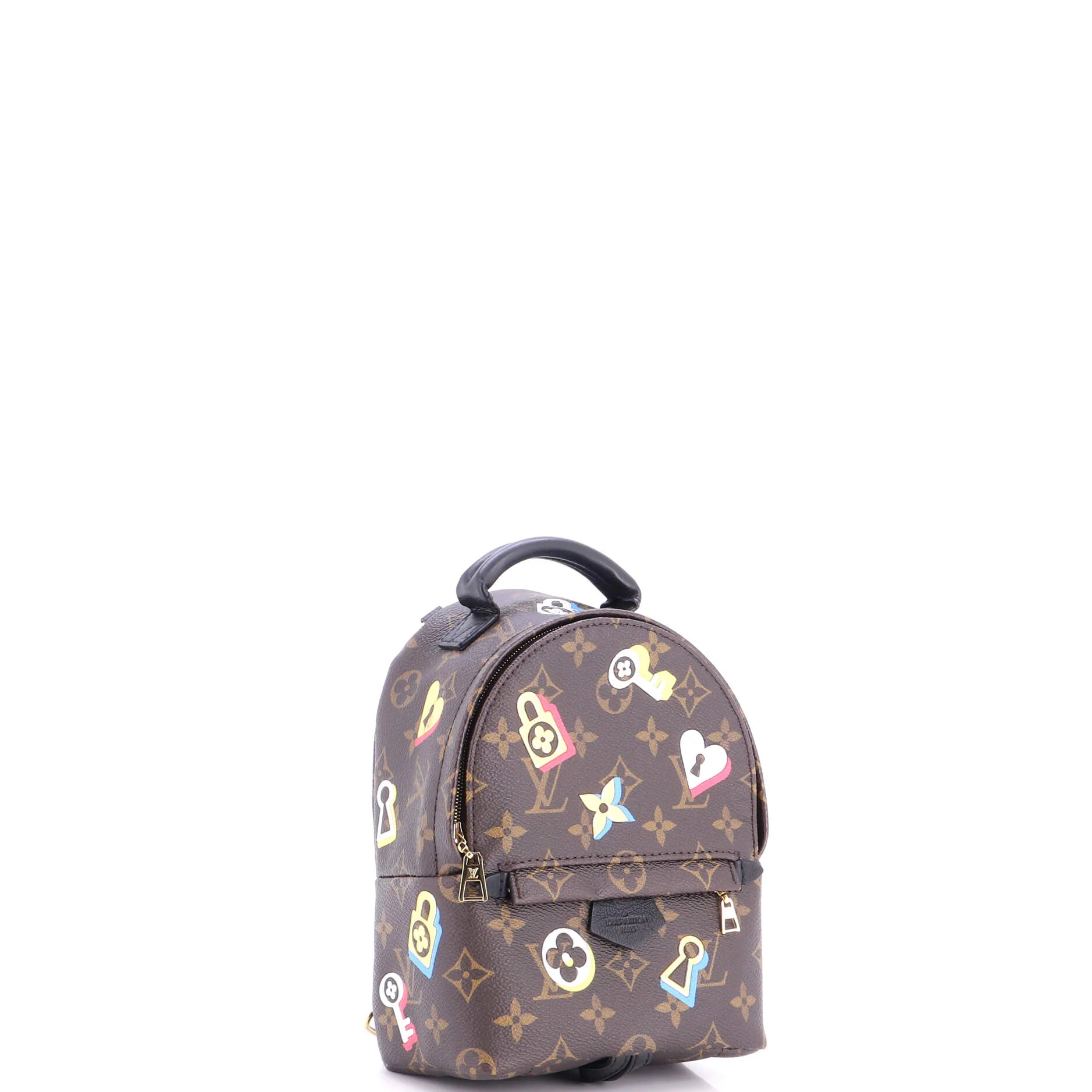 Palm Springs Backpack Limited Edition Love Lock Monogram Canvas Mini - Image 2