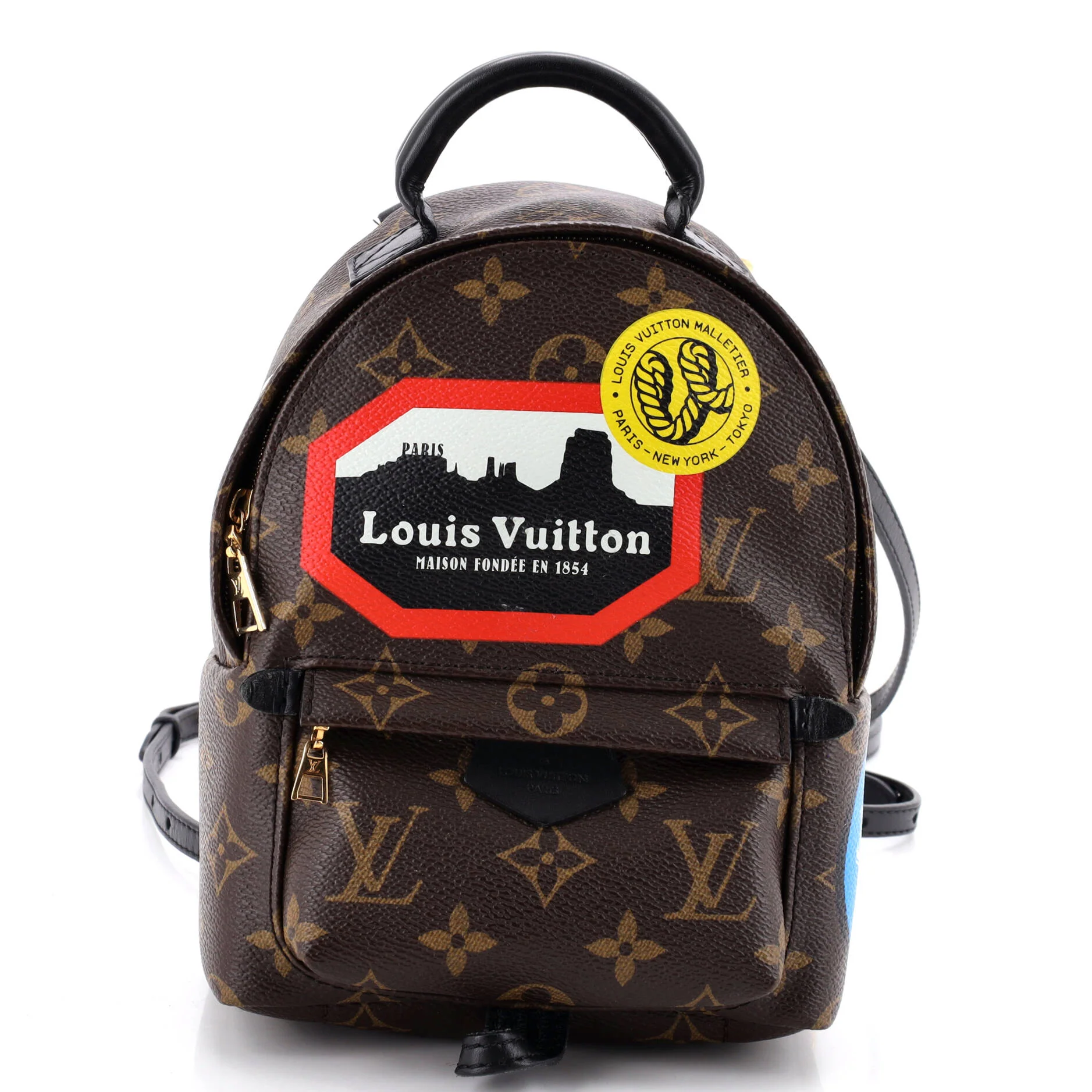 Palm Springs Backpack Limited Edition World Tour Monogram Canvas Mini