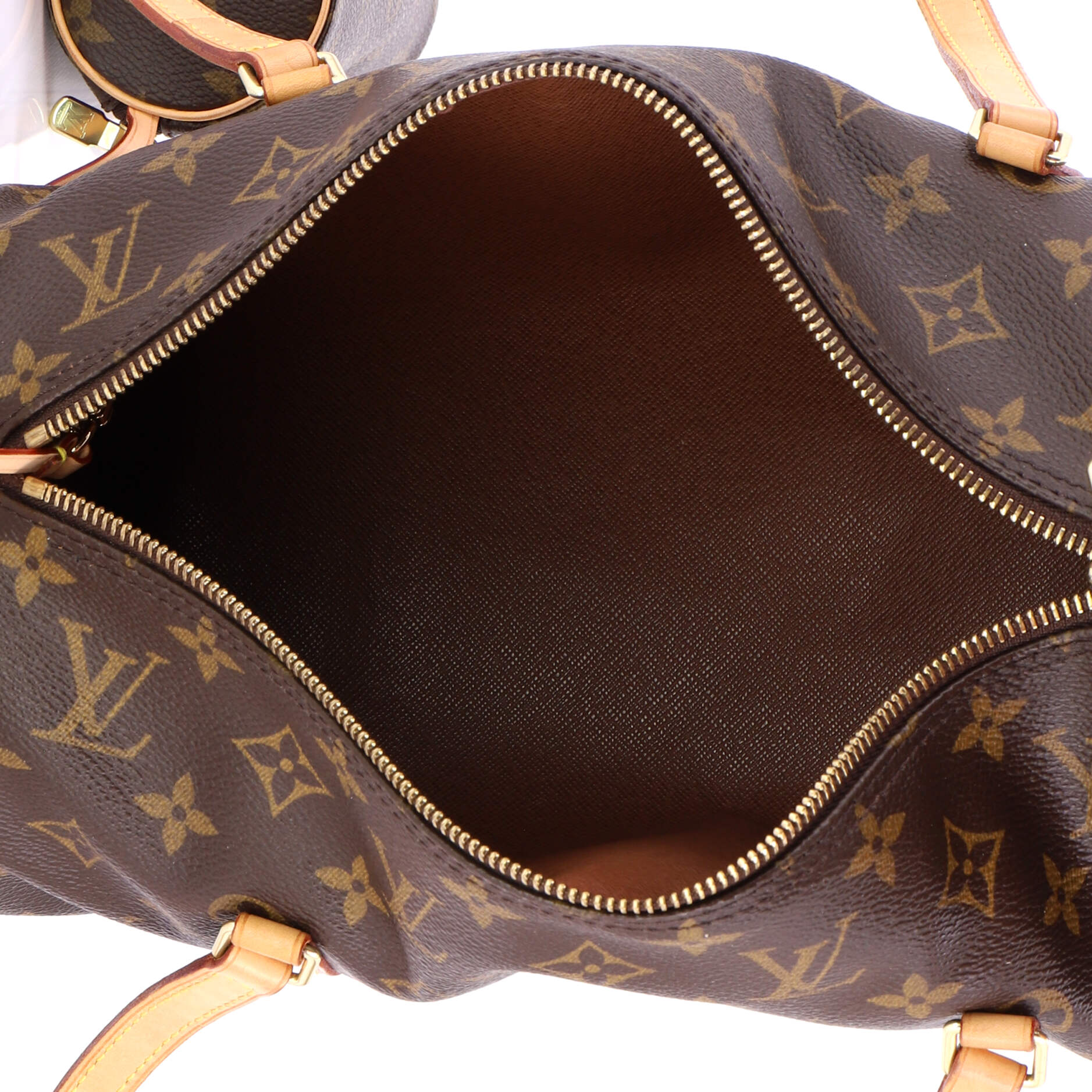Papillon Handbag Monogram Canvas 30 - Image 7