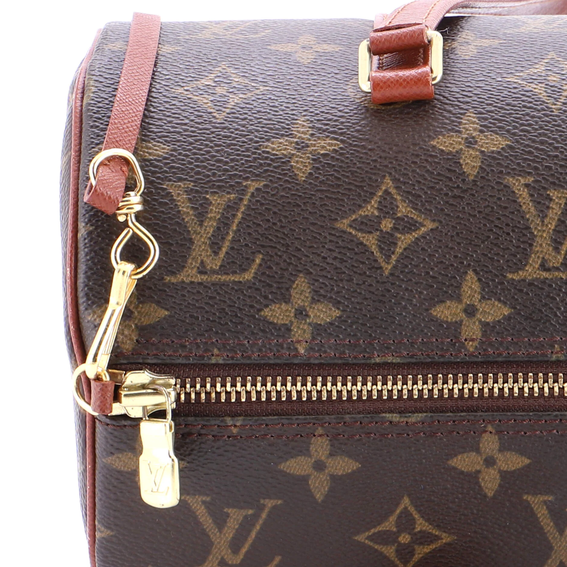 Papillon Handbag Monogram Canvas 30 - Image 8
