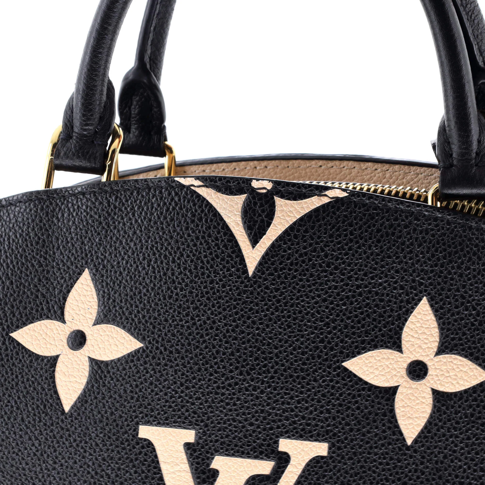 Petit Palais Handbag Bicolor Monogram Empreinte Giant - Image 7