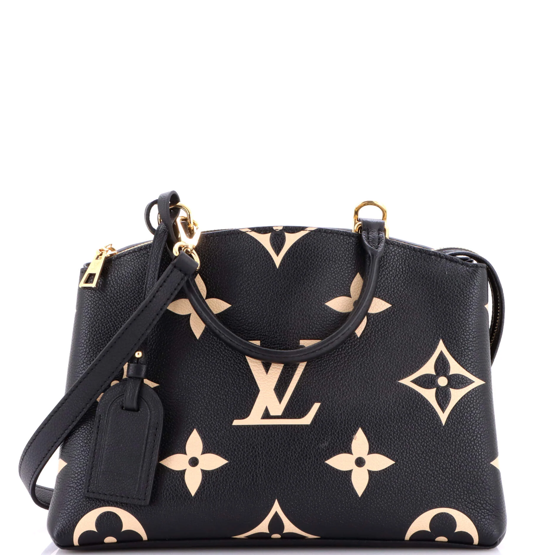 Petit Palais Handbag Bicolor Monogram Empreinte Giant