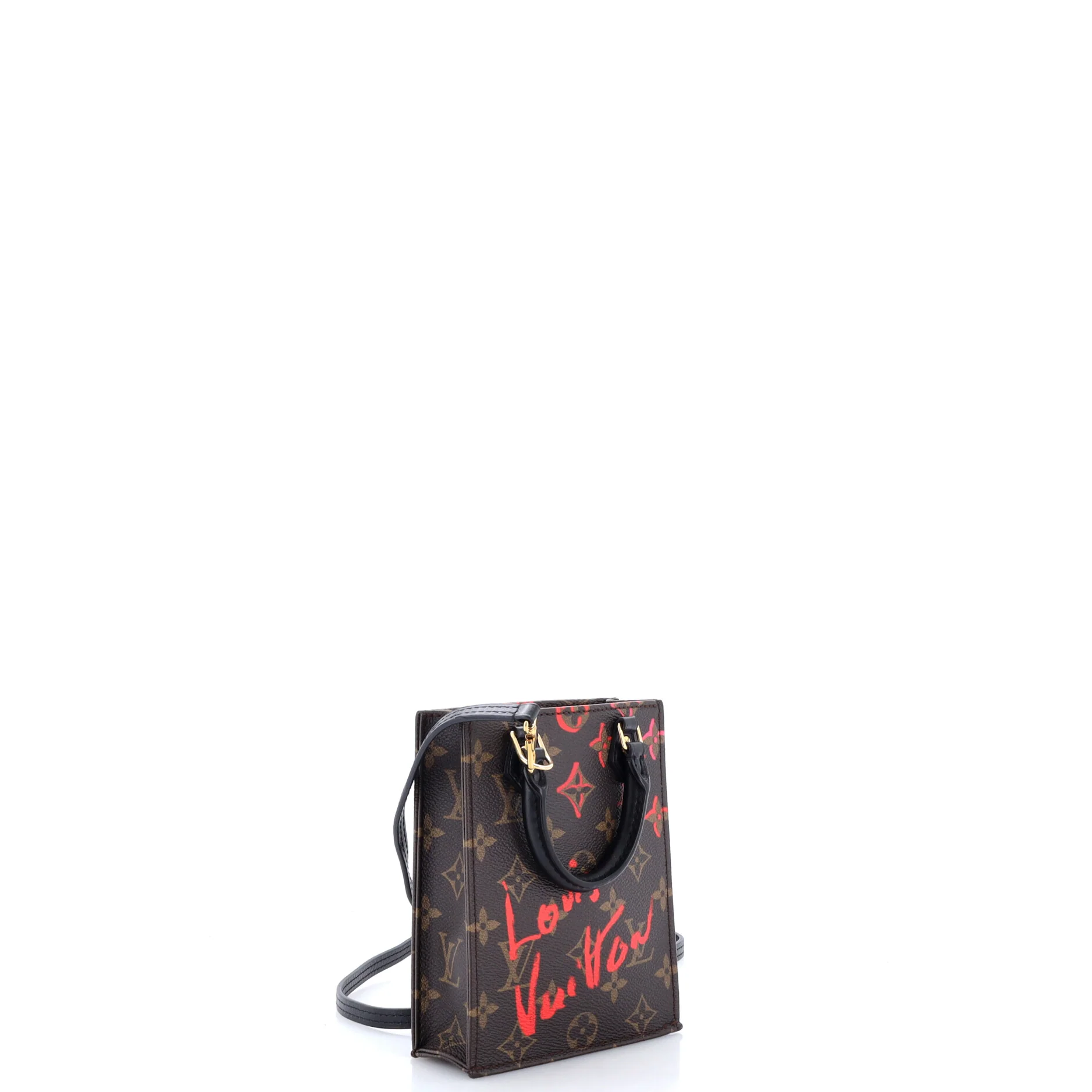 Petit Sac Plat Bag Limited Edition Fall in Love Monogram Canvas - Image 4