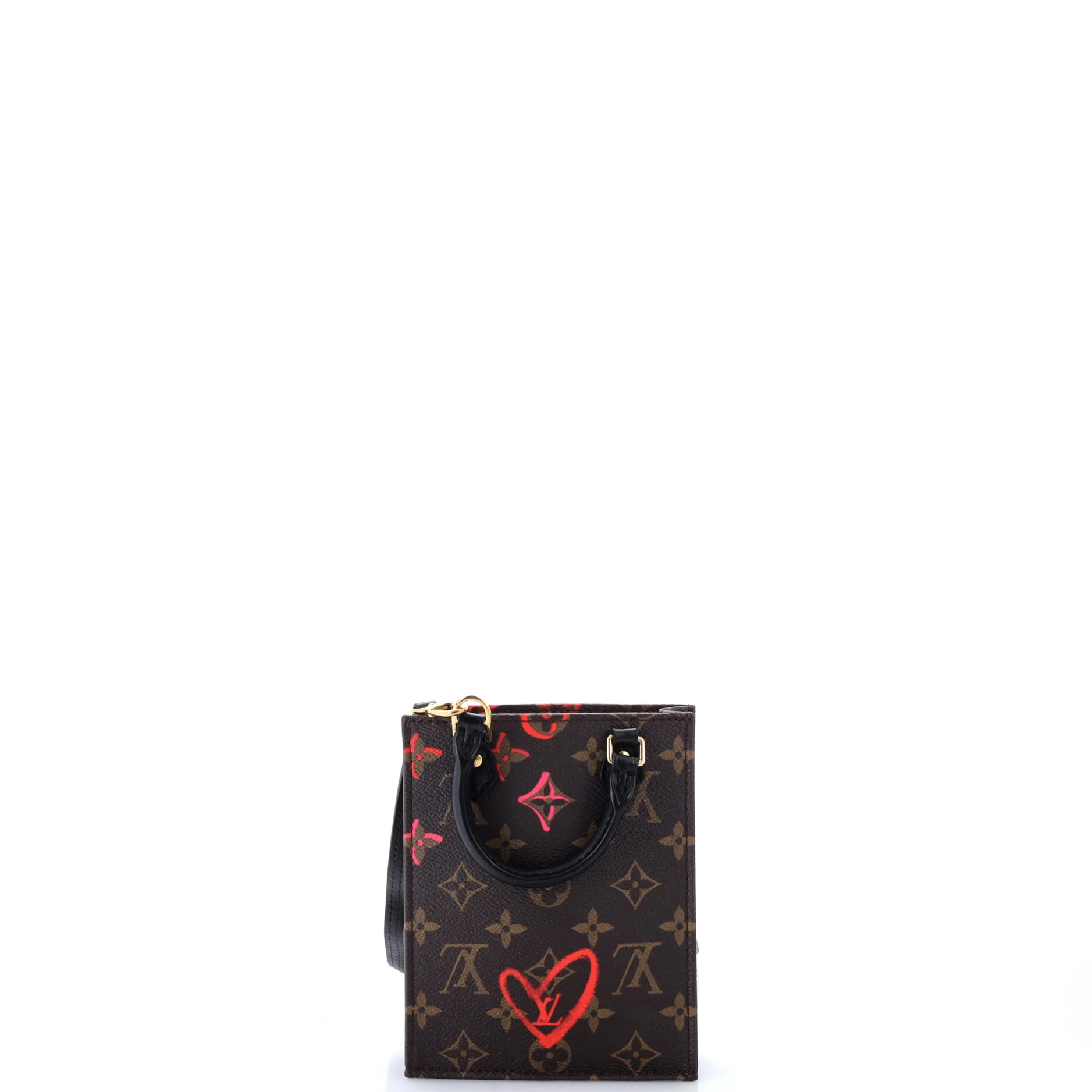 Petit Sac Plat Bag Limited Edition Fall in Love Monogram Canvas - Image 6